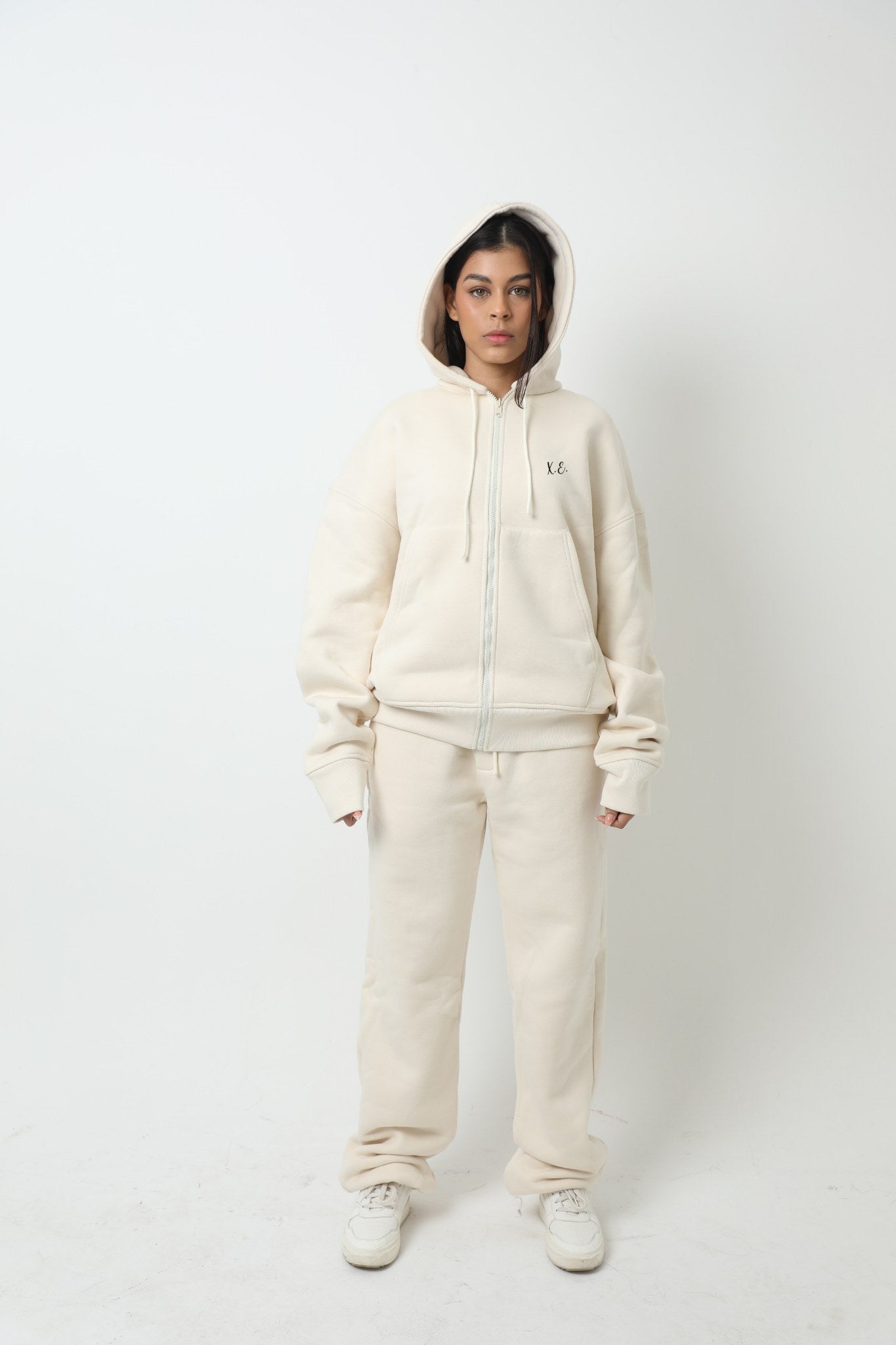 Luxe Classic Zip Hoodie - Monogram