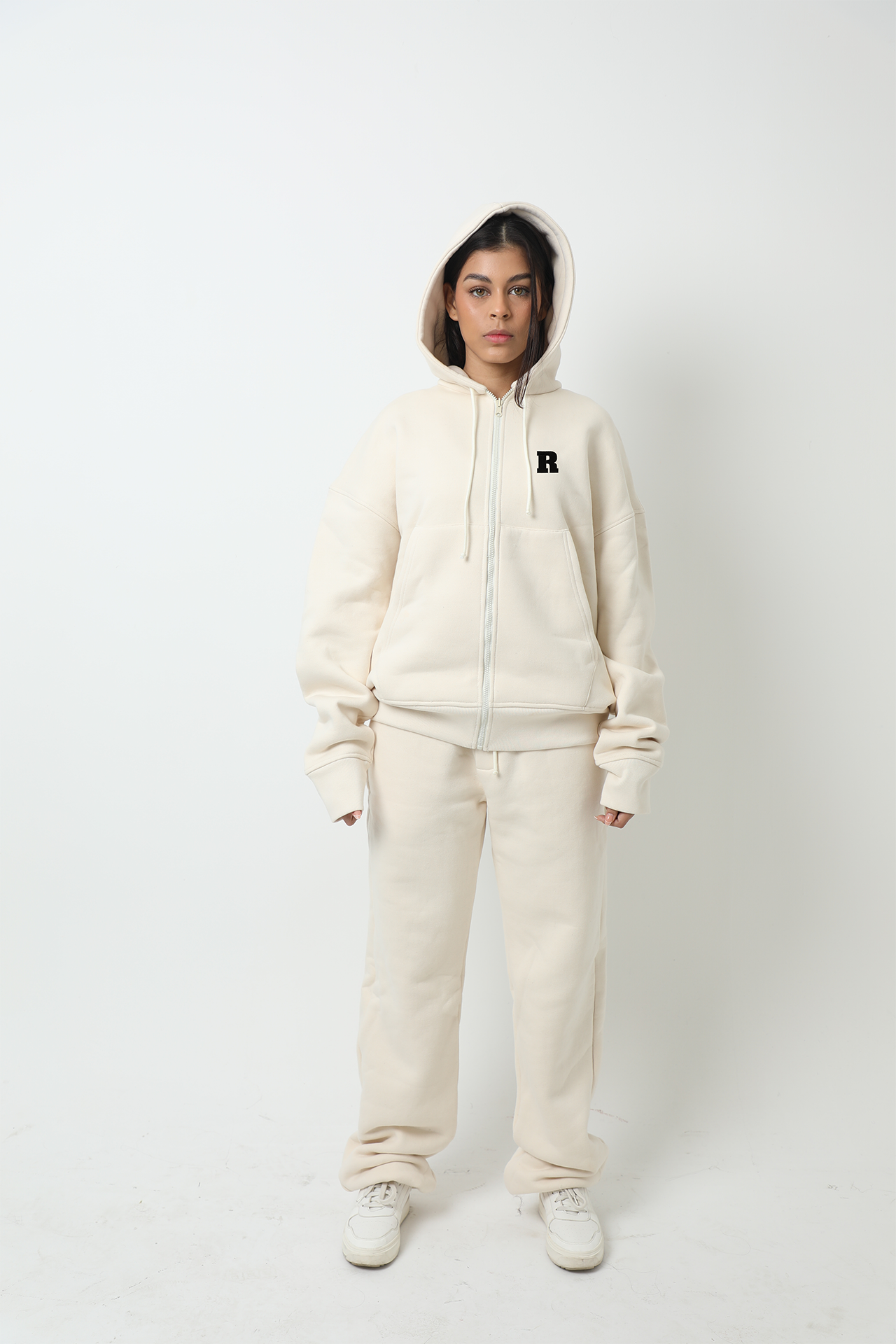 Luxe Classic Zip Hoodie - Monogram