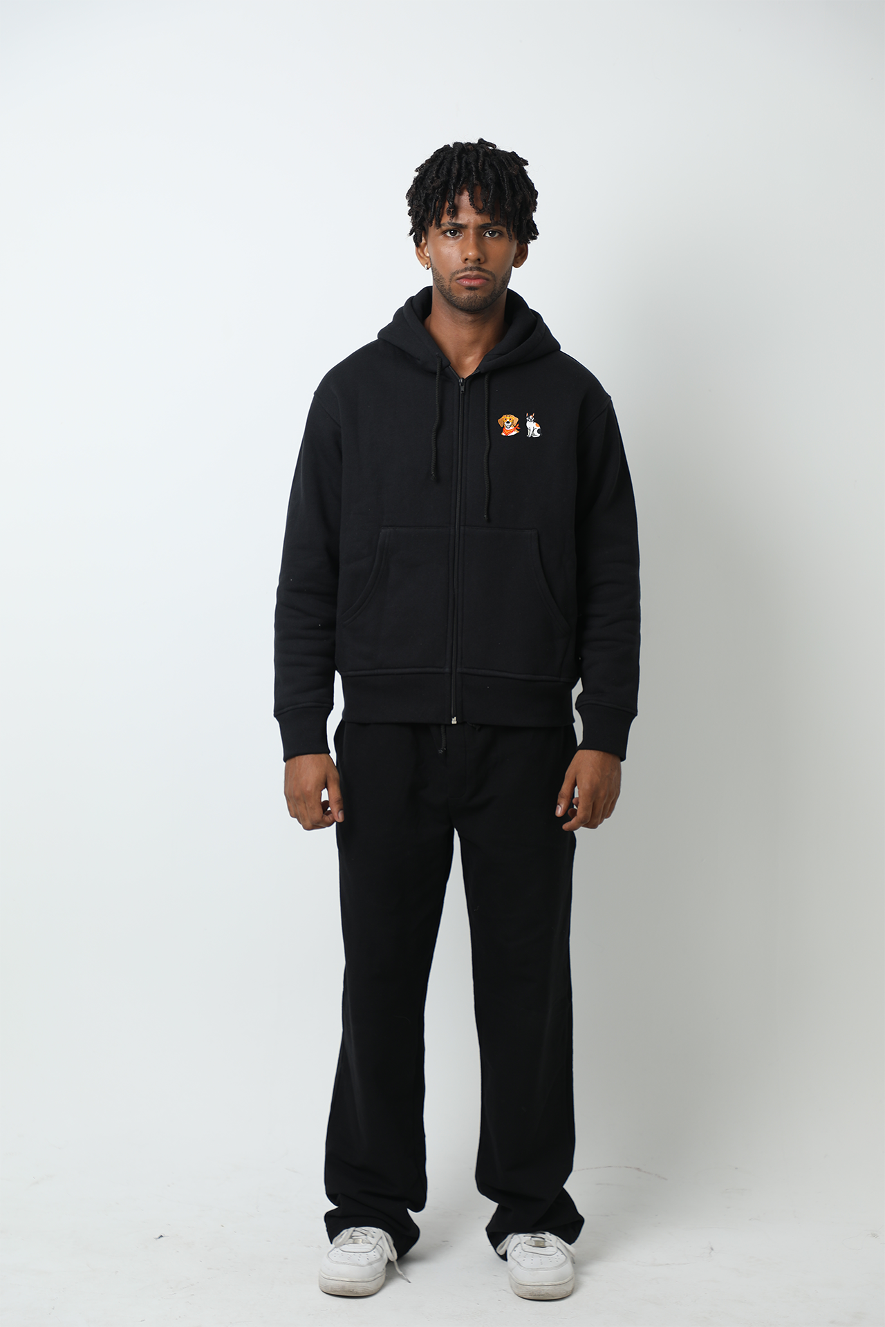 Luxe Short Zip Hoodie - Pet Lover