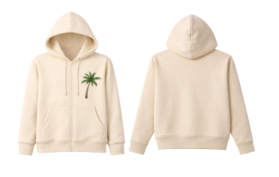Luxe Short Zip Hoodie Graphic Solo