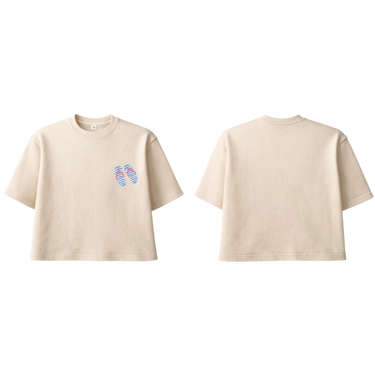 Luxe Boxy Top Graphic Solo
