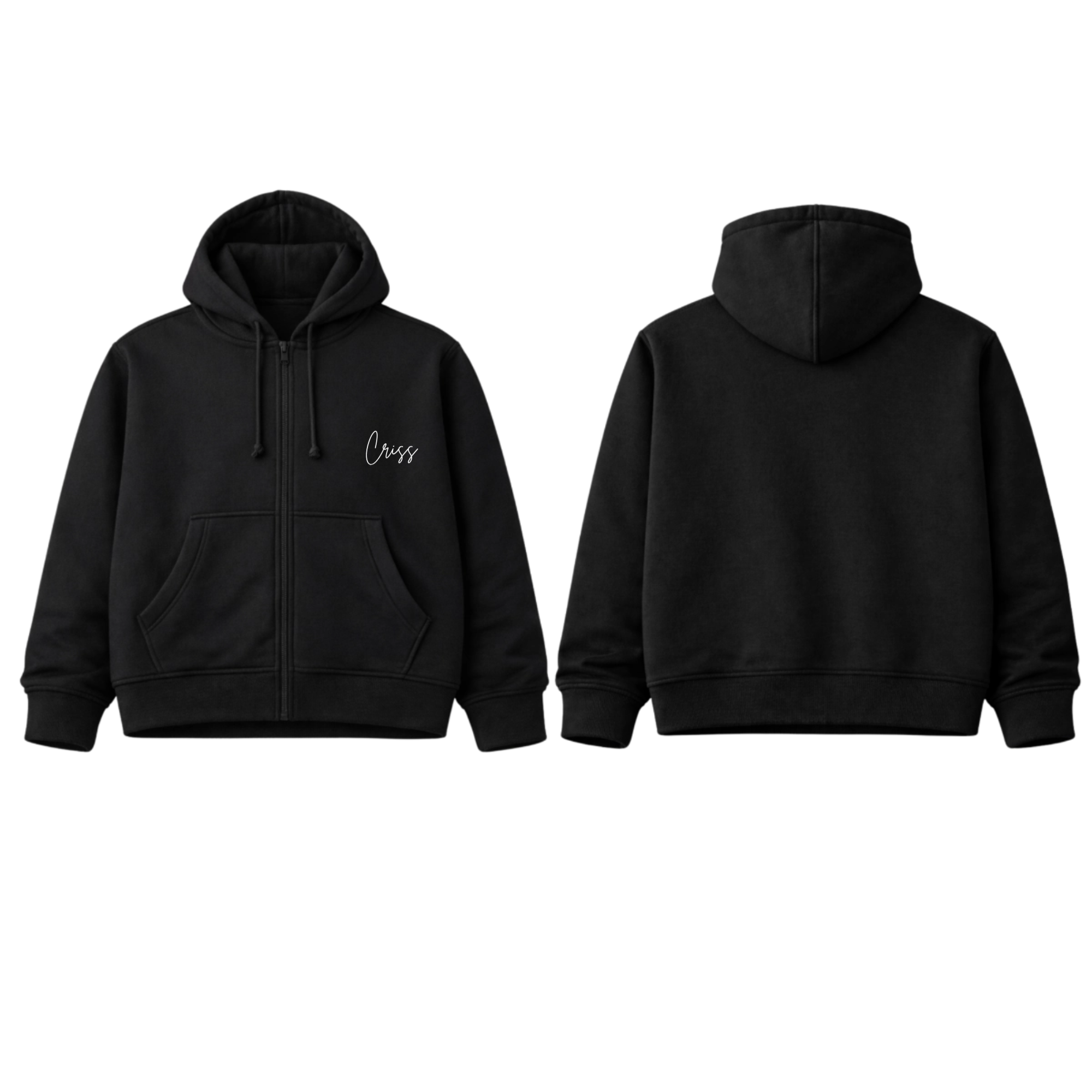Luxe Classic Zip Hoodie NUEVO Inscription