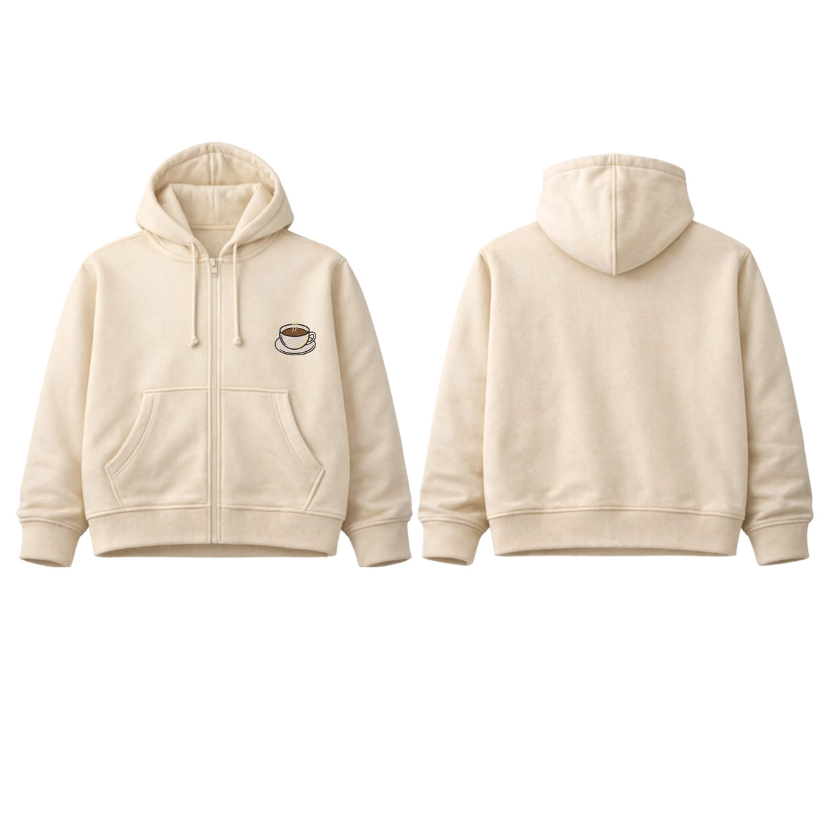 Luxe Classic Zip Hoodie Solo