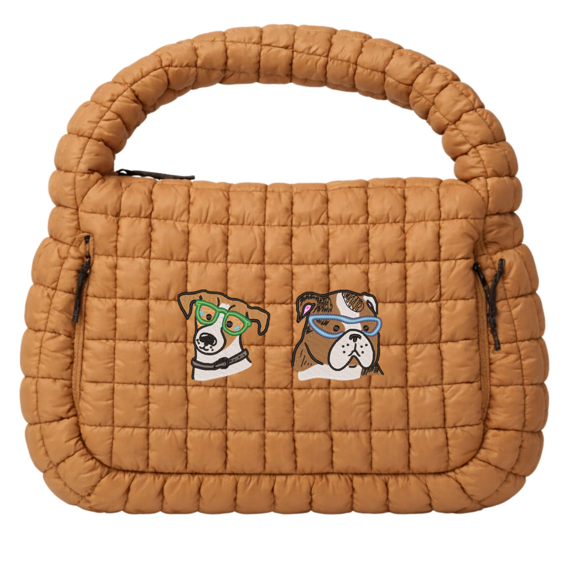 Pets Oversized Quilted  Carryall Crossbody