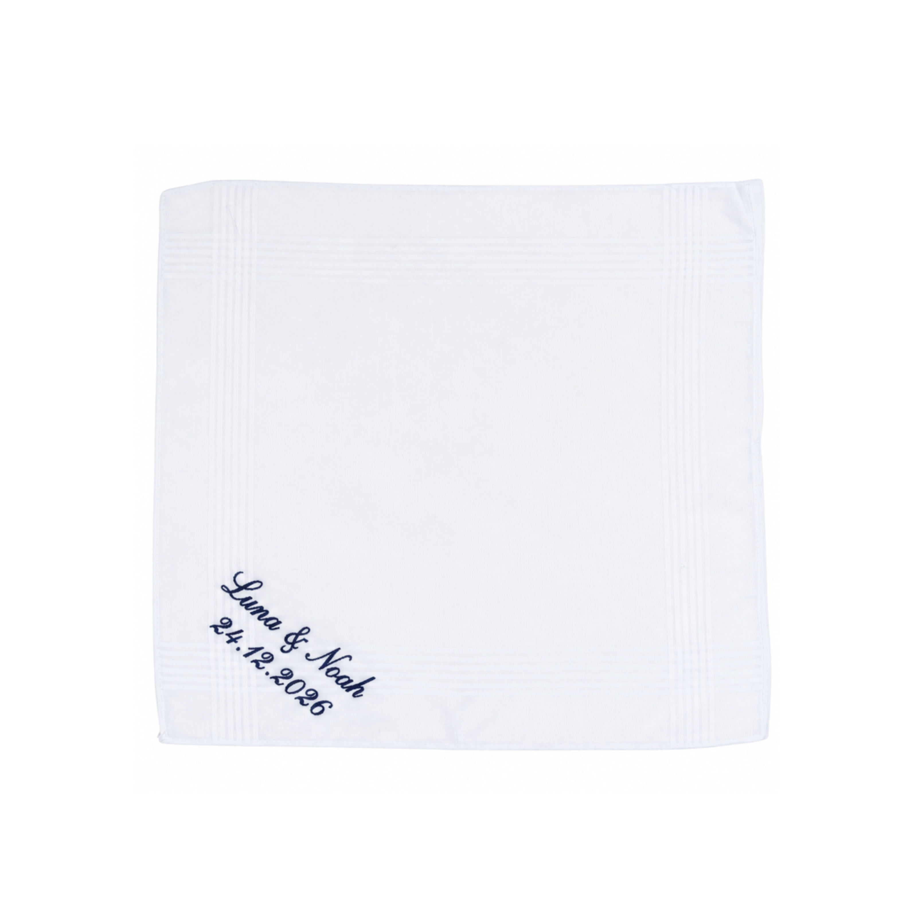 Men's Handkerchief Inscription