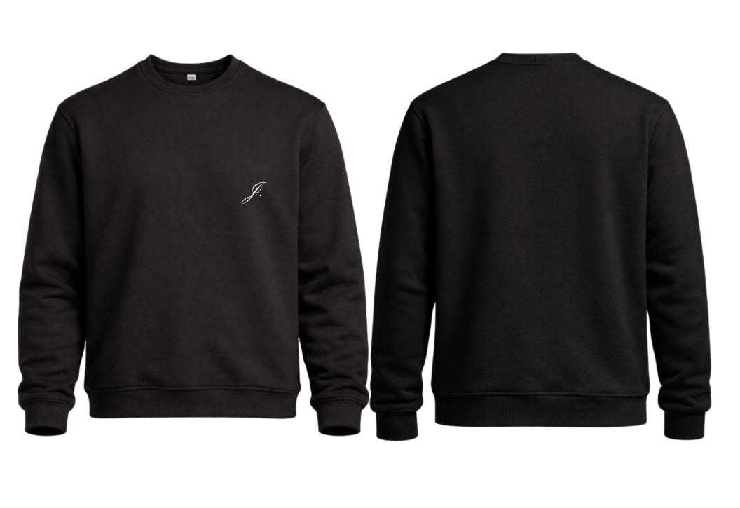 Initial Mid Length Crew Neck Fleece