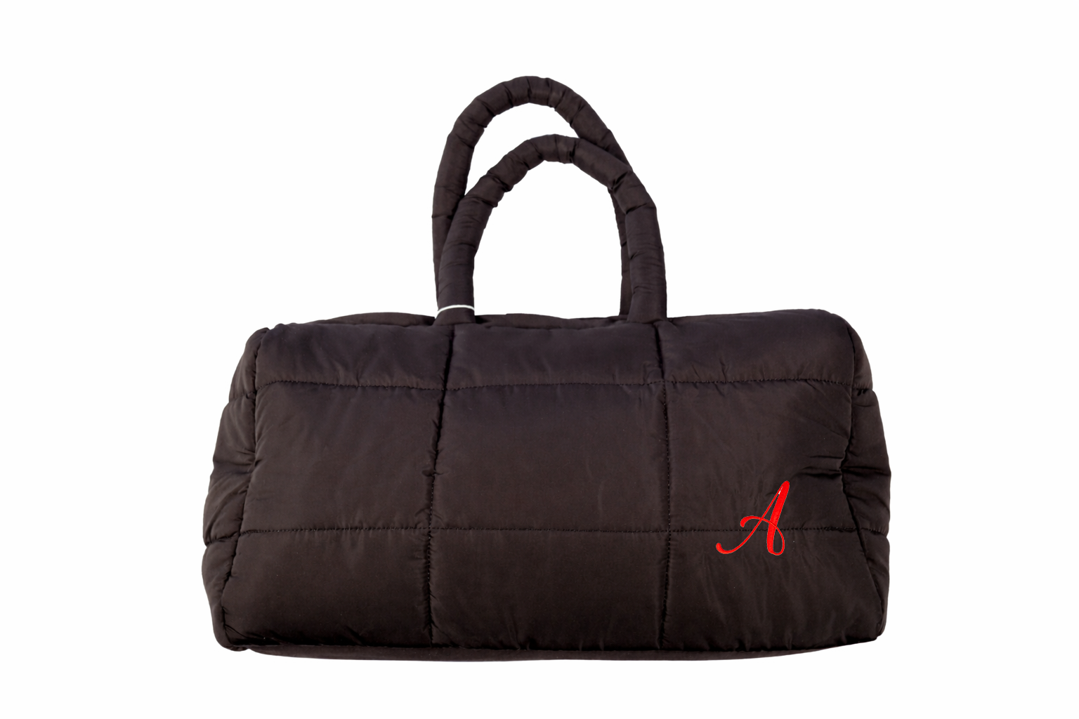 Monogram Quilted Weekender