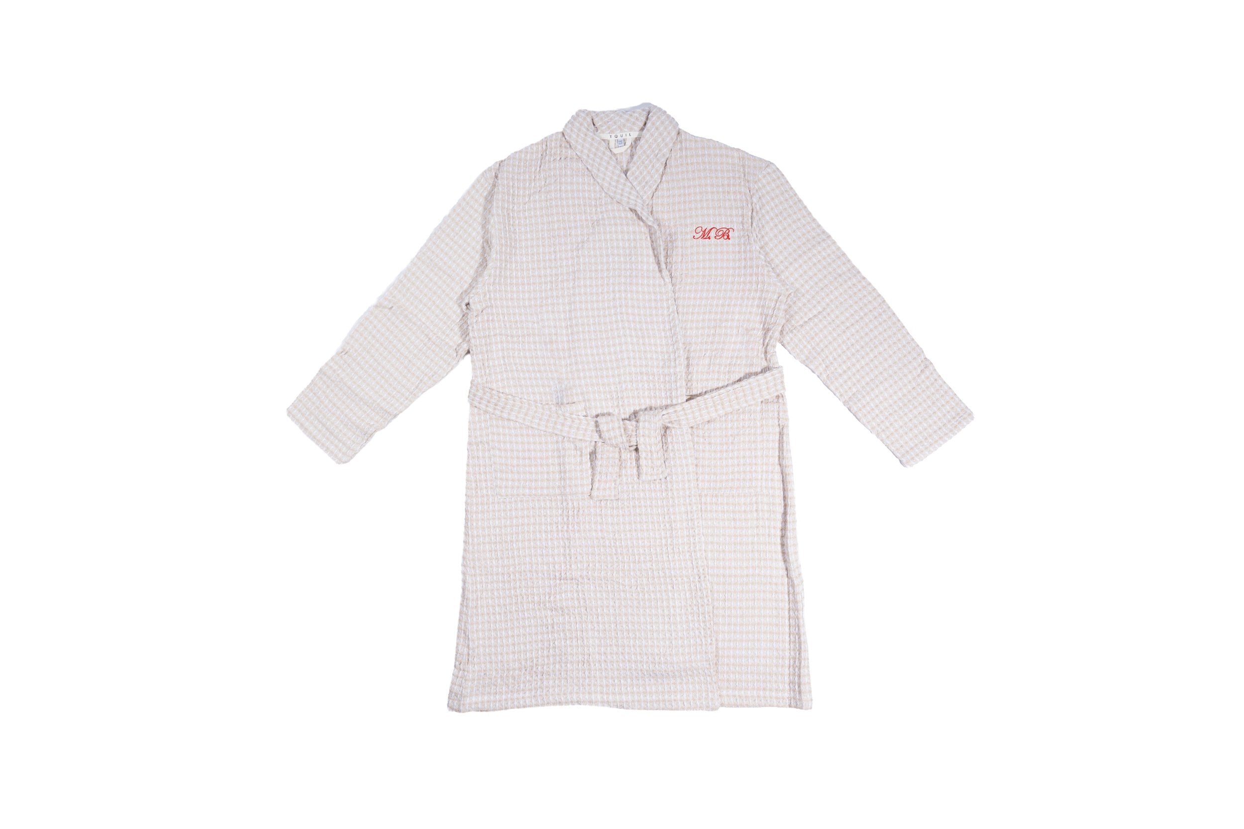 Monogram Waffle Gofret Robe