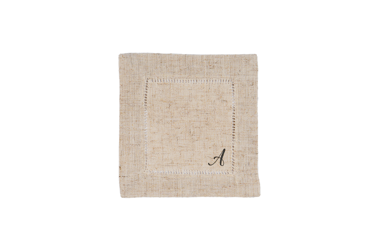 Monogram Cocktail Napkin