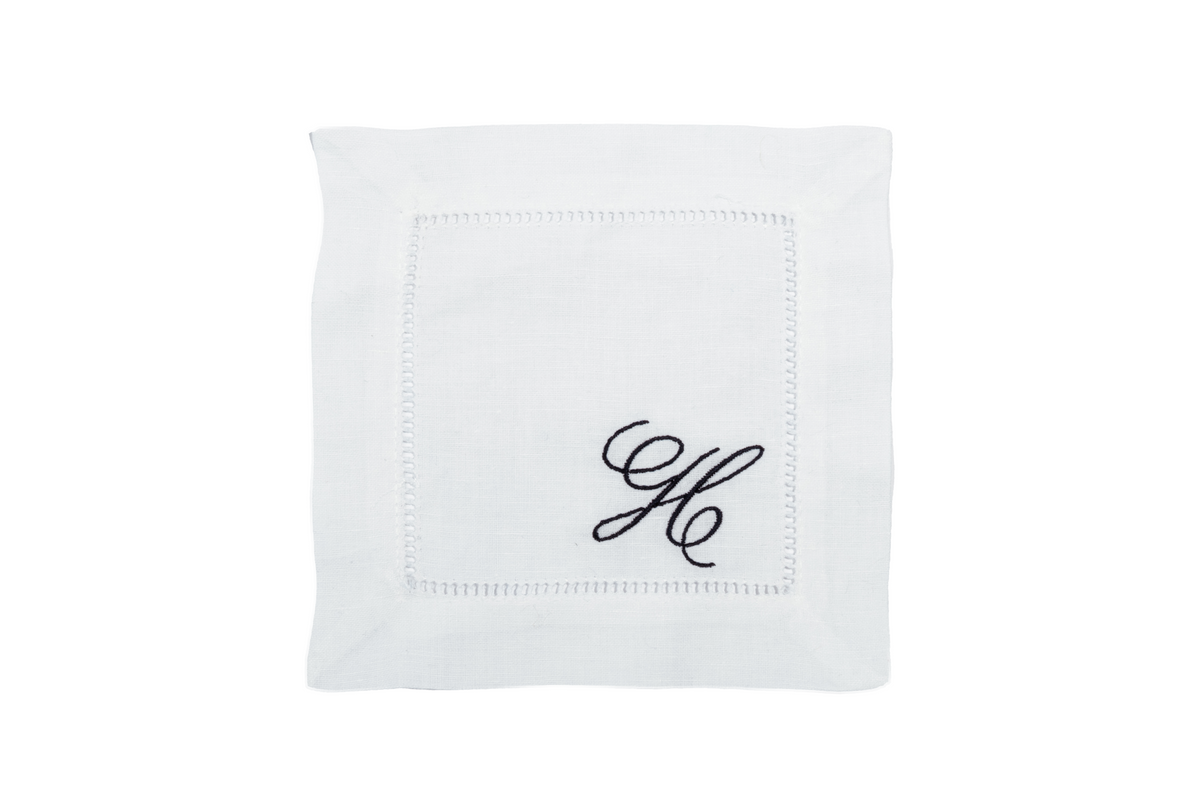 Monogram Cocktail Napkin