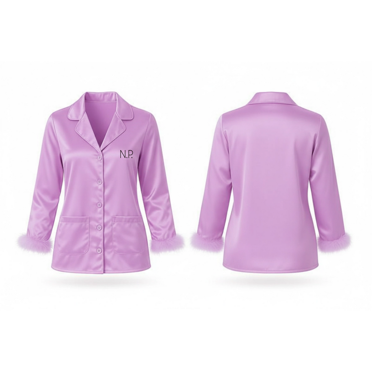 Monogram Feathered Set