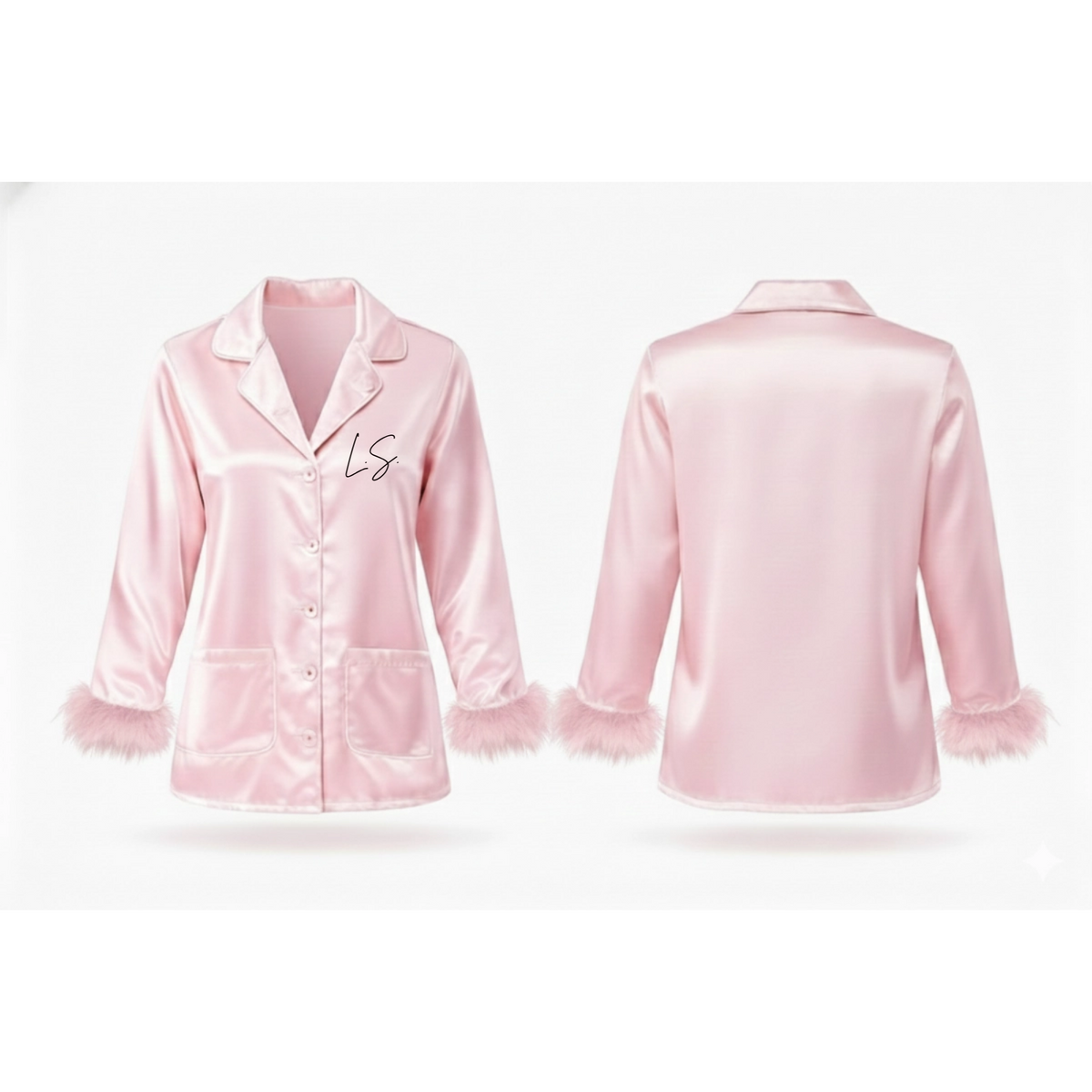 Monogram Feathered Set