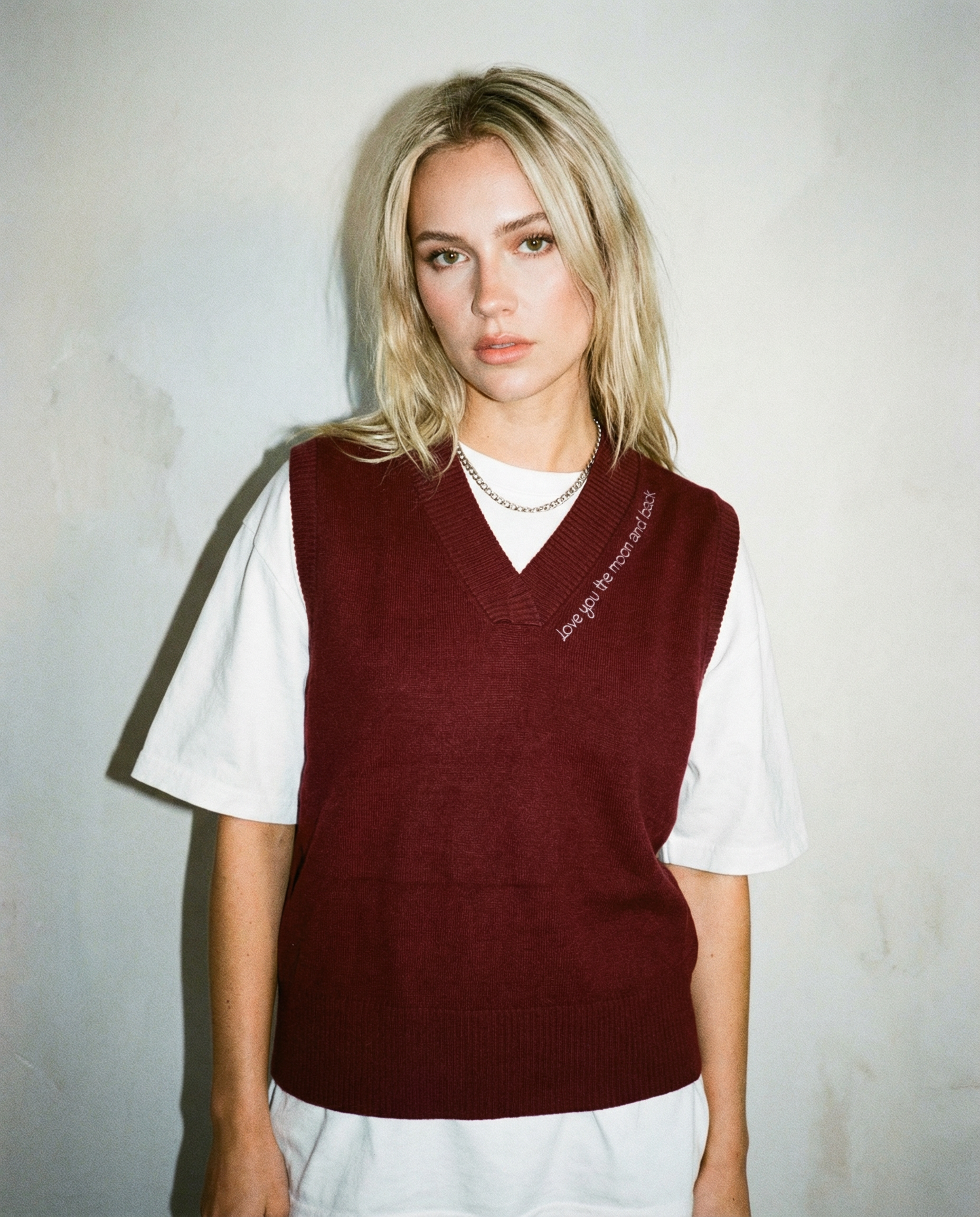 Inscription V-Neck  Sweater