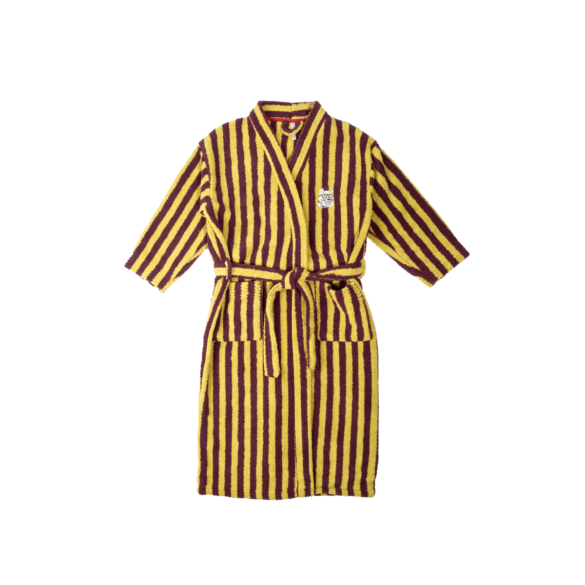 Pet Lover Striped Bath Robe