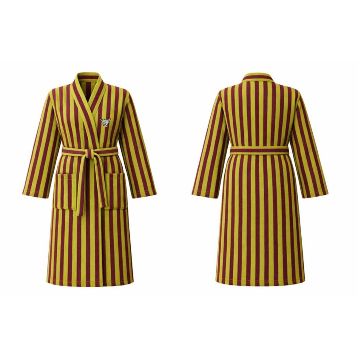Pet Lover Striped Bath Robe