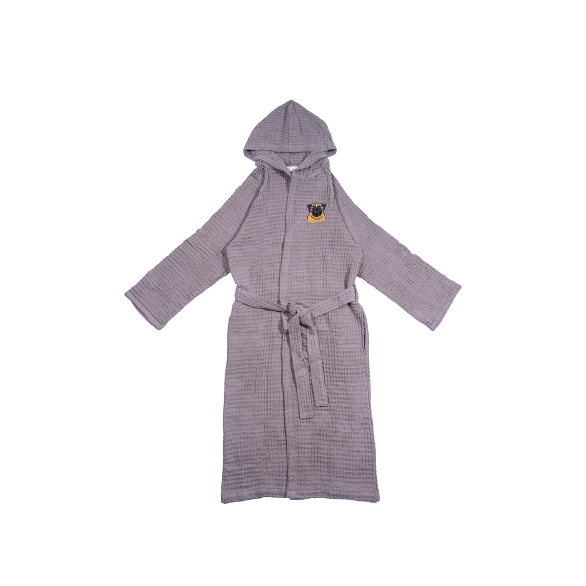 Pet Lover Waffle Hooded Robe