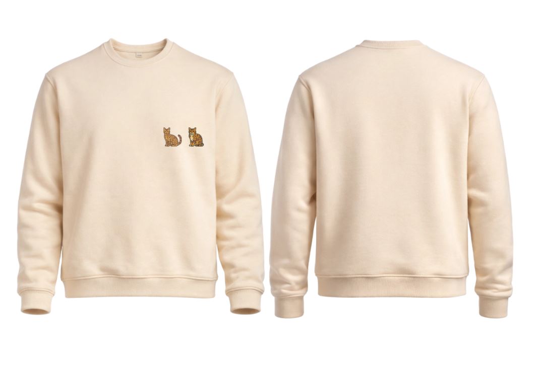 Pets Mid Length Crew Neck Fleece