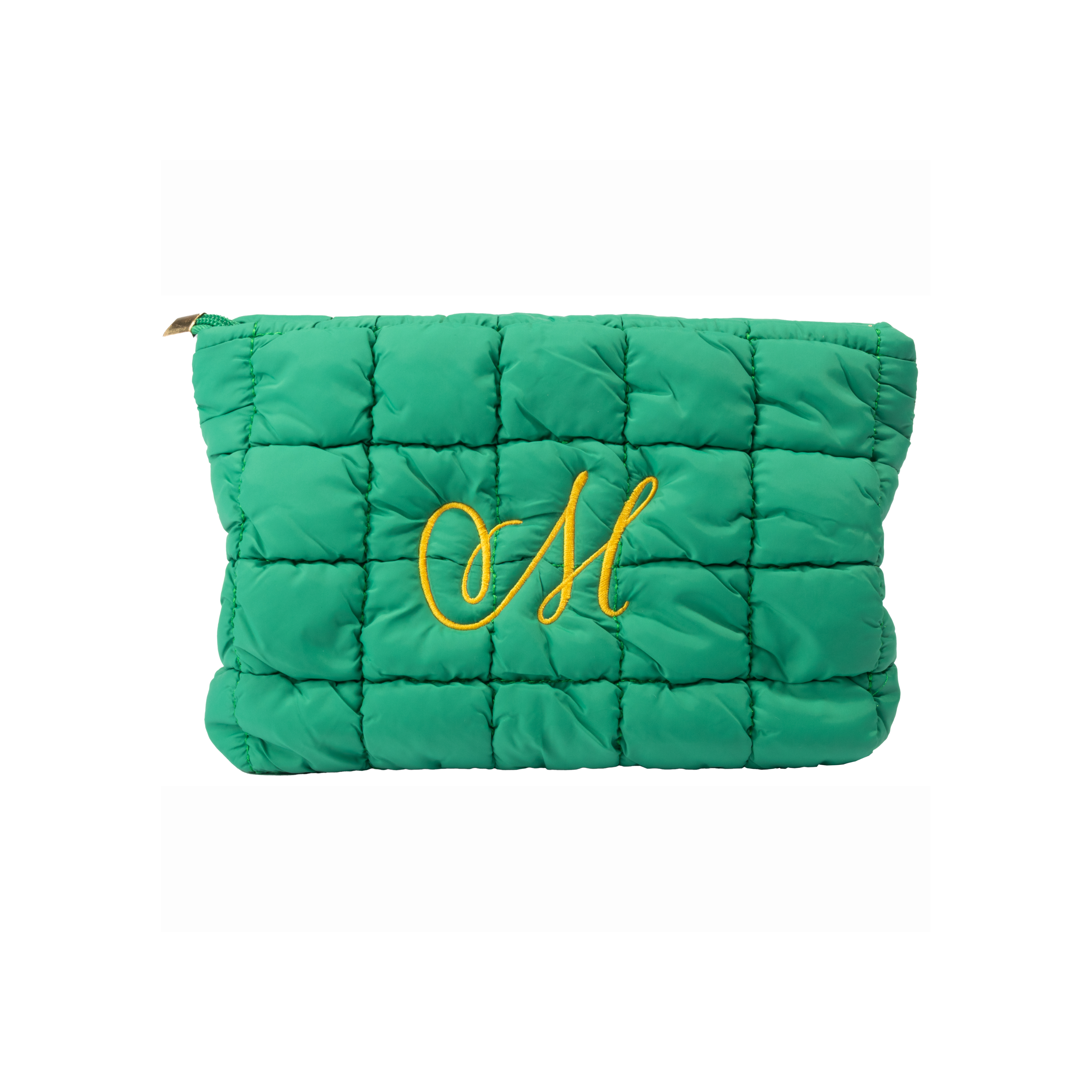 Monogram Quilted Makeup Bag