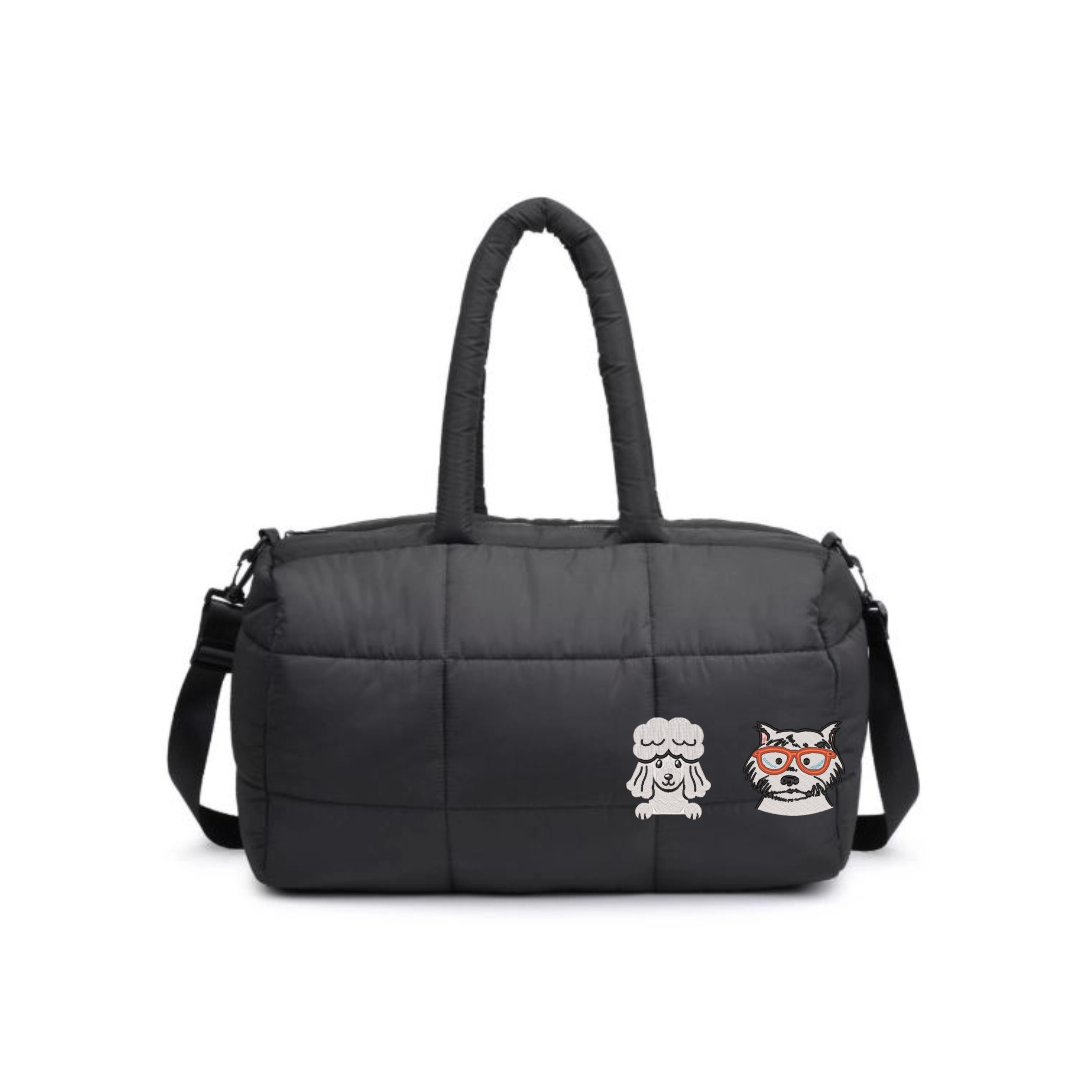 Deluxe Pet Lover Quilted Weekender