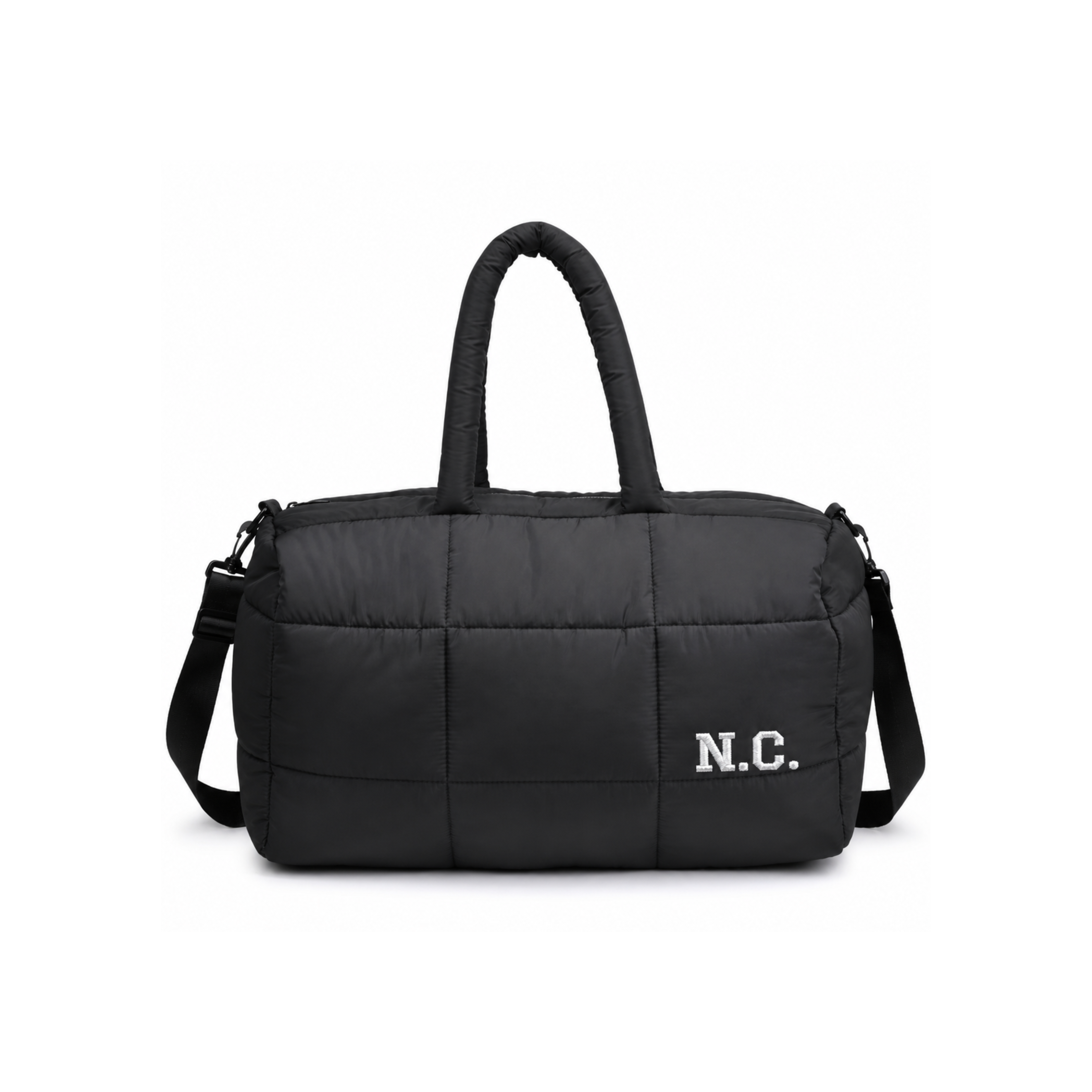 Monogram Quilted Weekender
