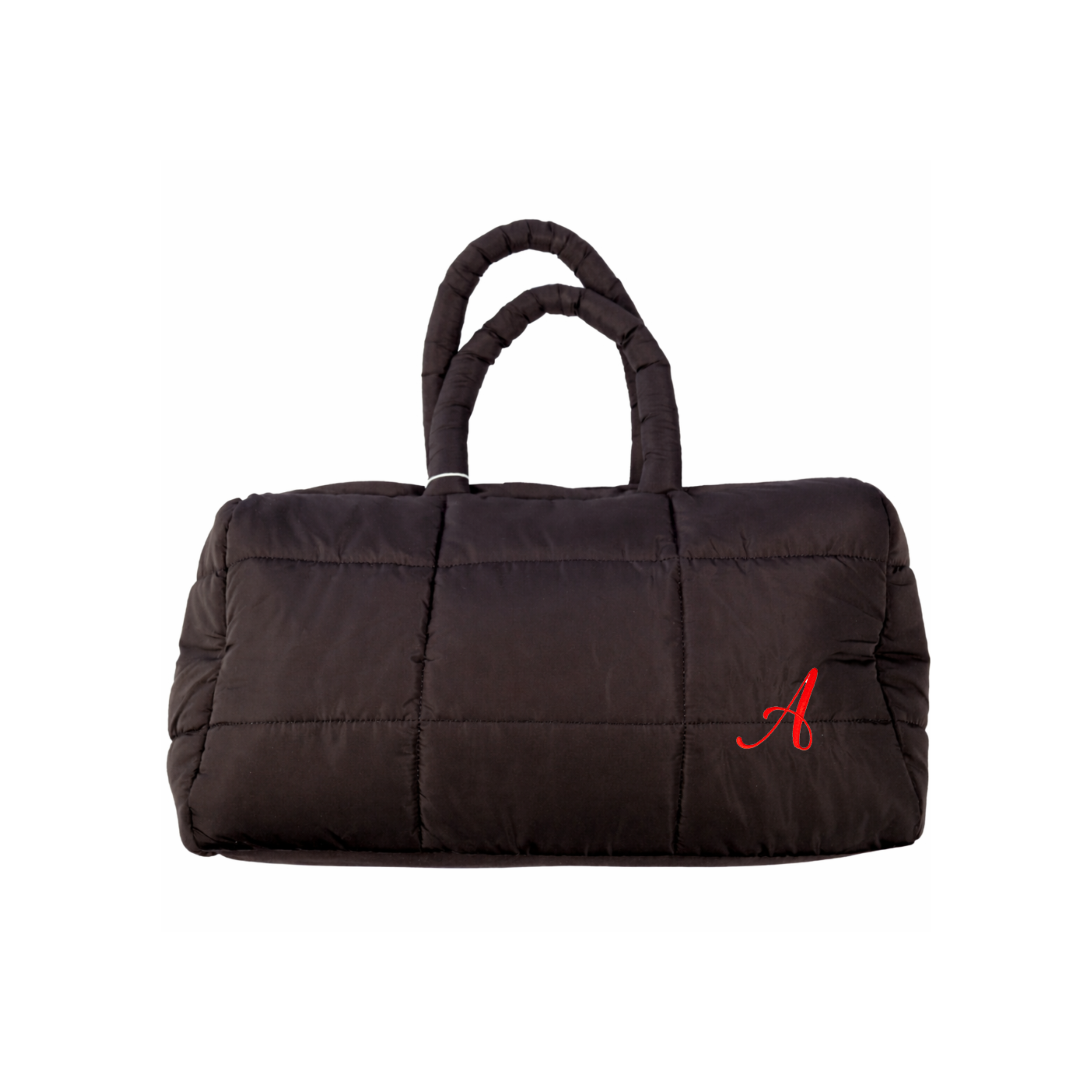 Monogram Quilted Weekender