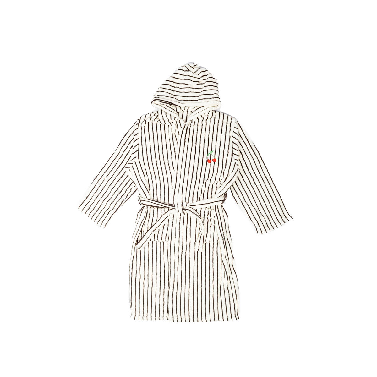 Striped Hooded Robe Solo