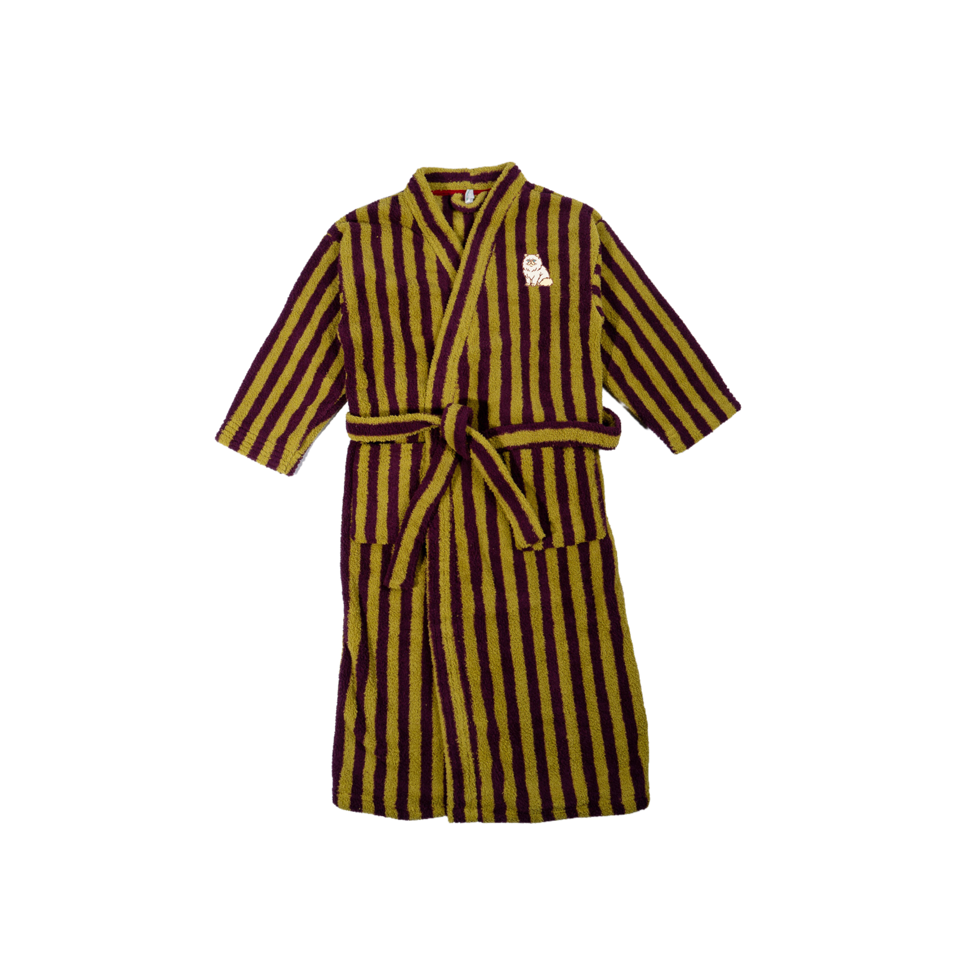 Pet Lover Striped Bath Robe