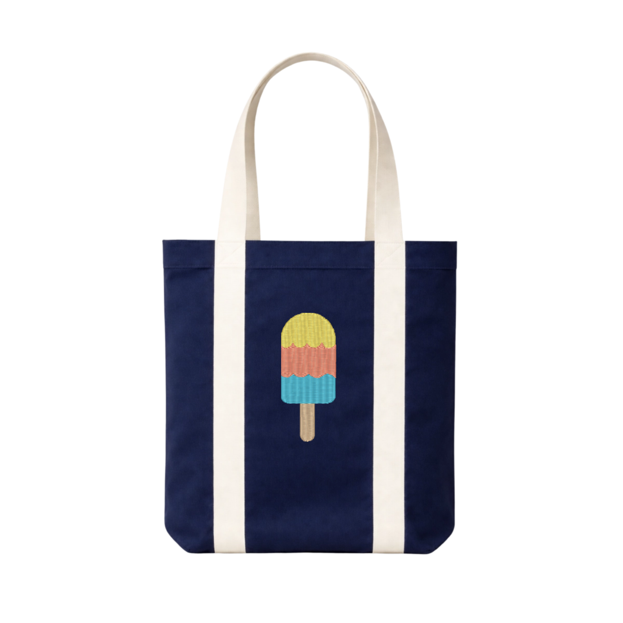 Two-Tone Carrie Tote Summer-Solo Embroidered