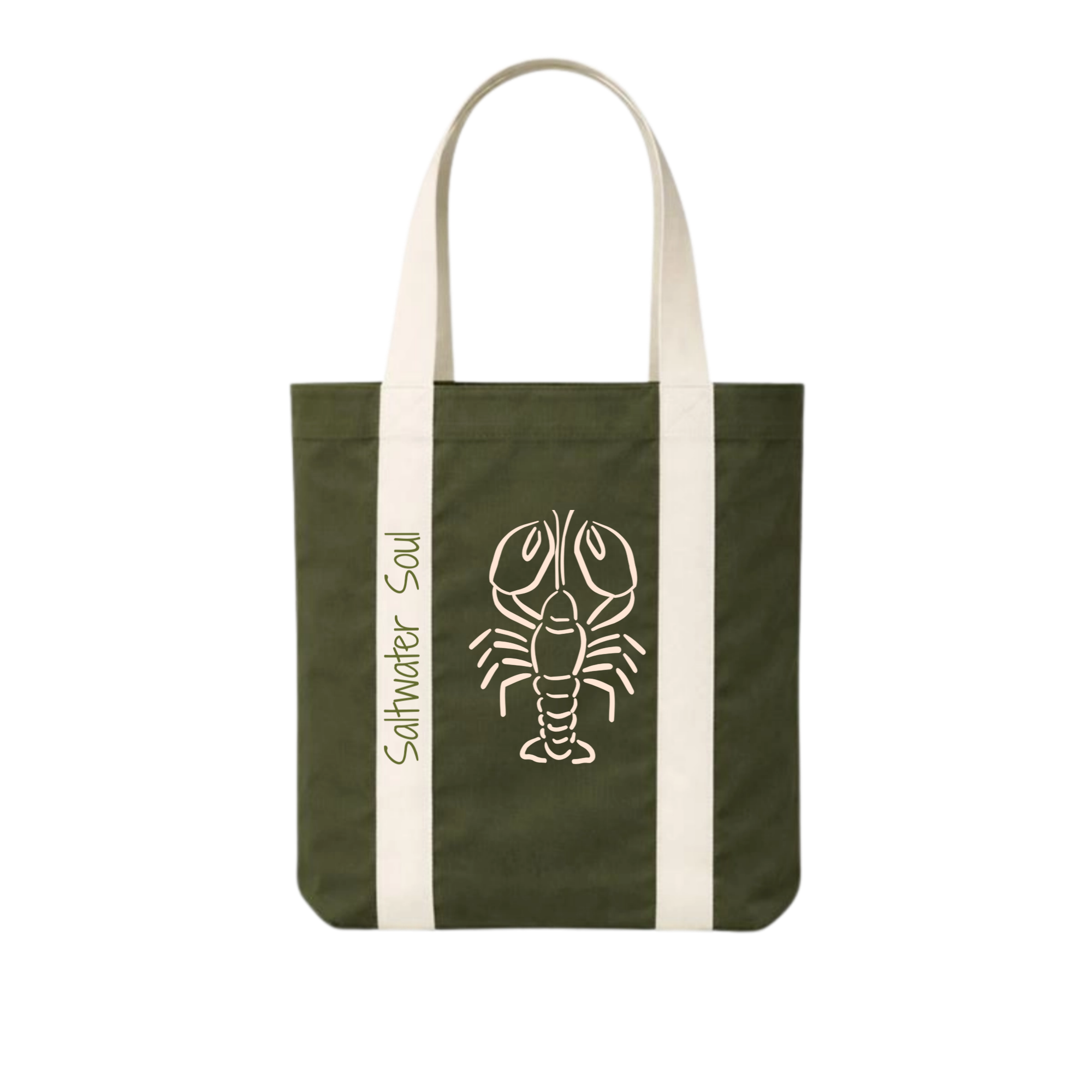 Two-Tone Carrie Tote Graphic and Tex Embroidered