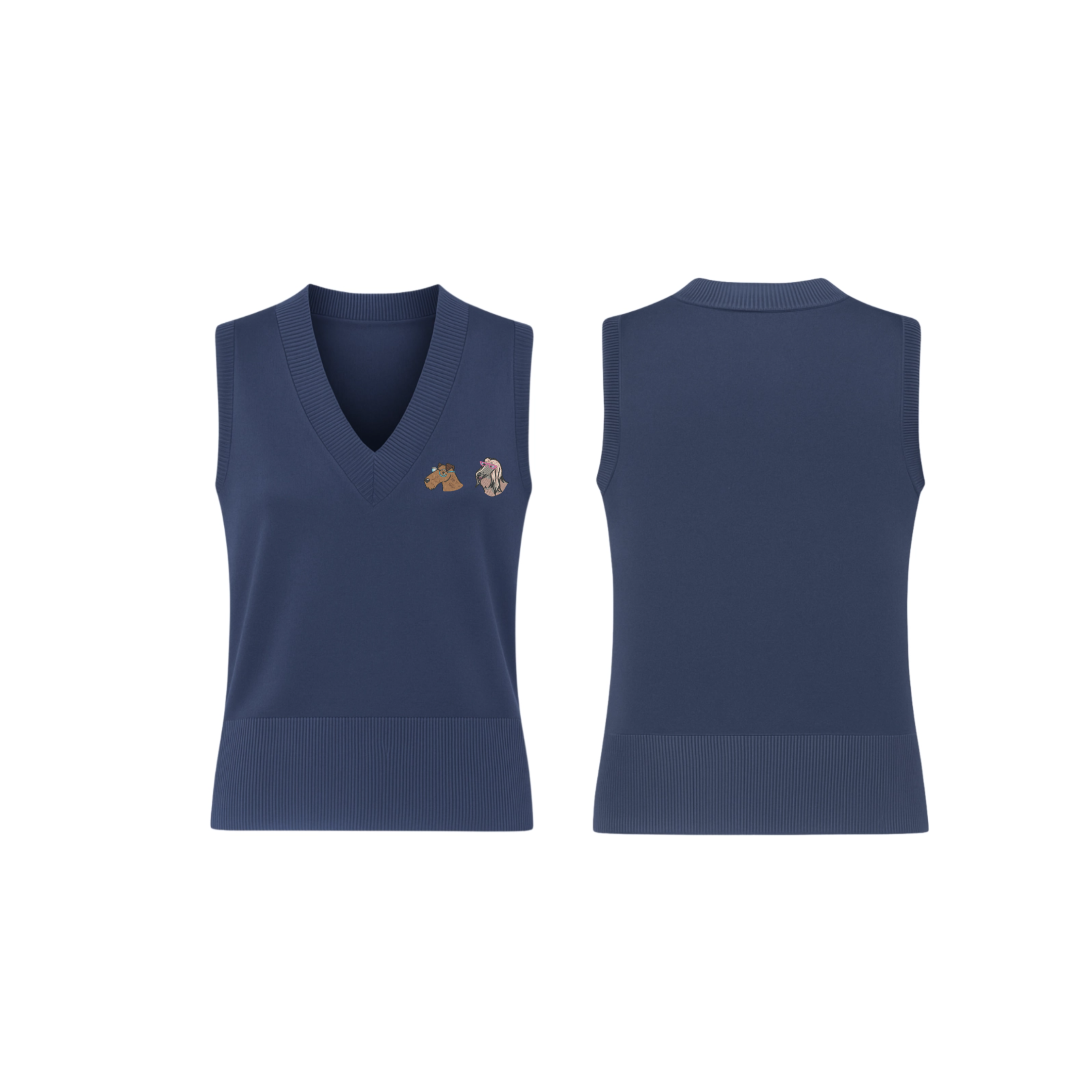 V-Neck Sweater Deluxe Pet Lover