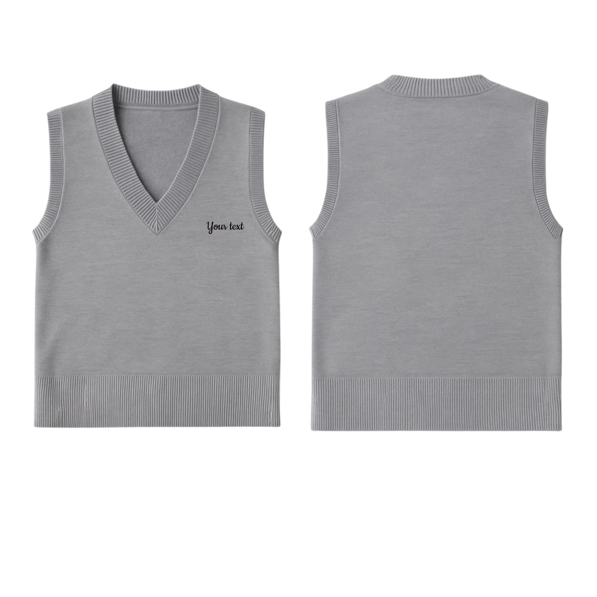 V-Neck Sweater Inscription