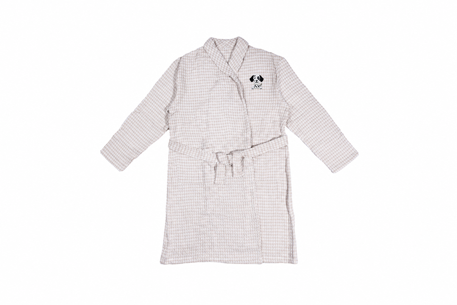 Pet Lover Waffle Gofret Robe