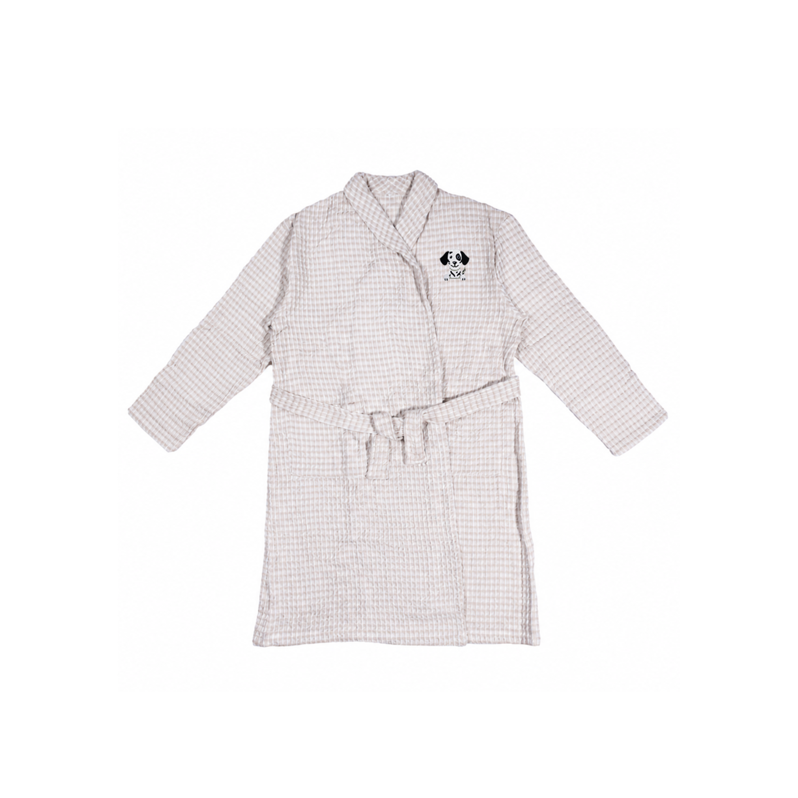Pet Lover Waffle Gofret Robe