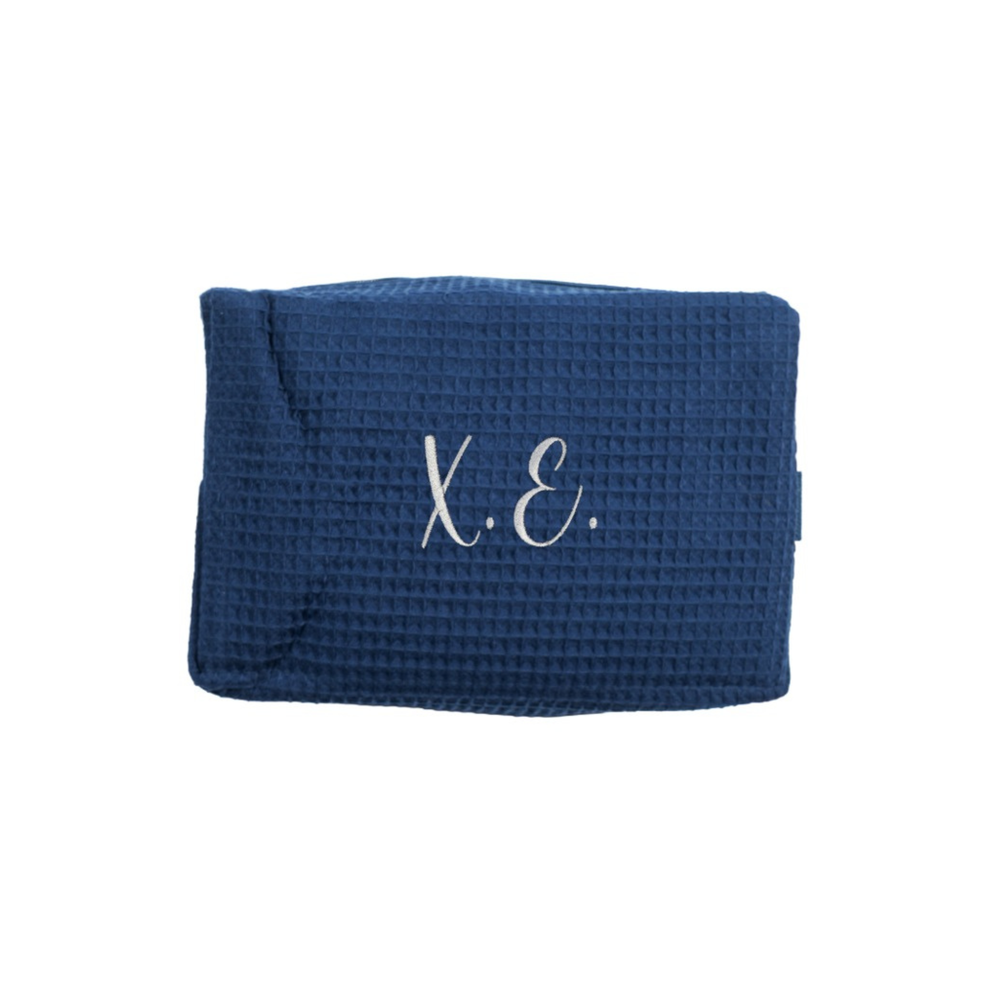 Monogram Waffle Pouch
