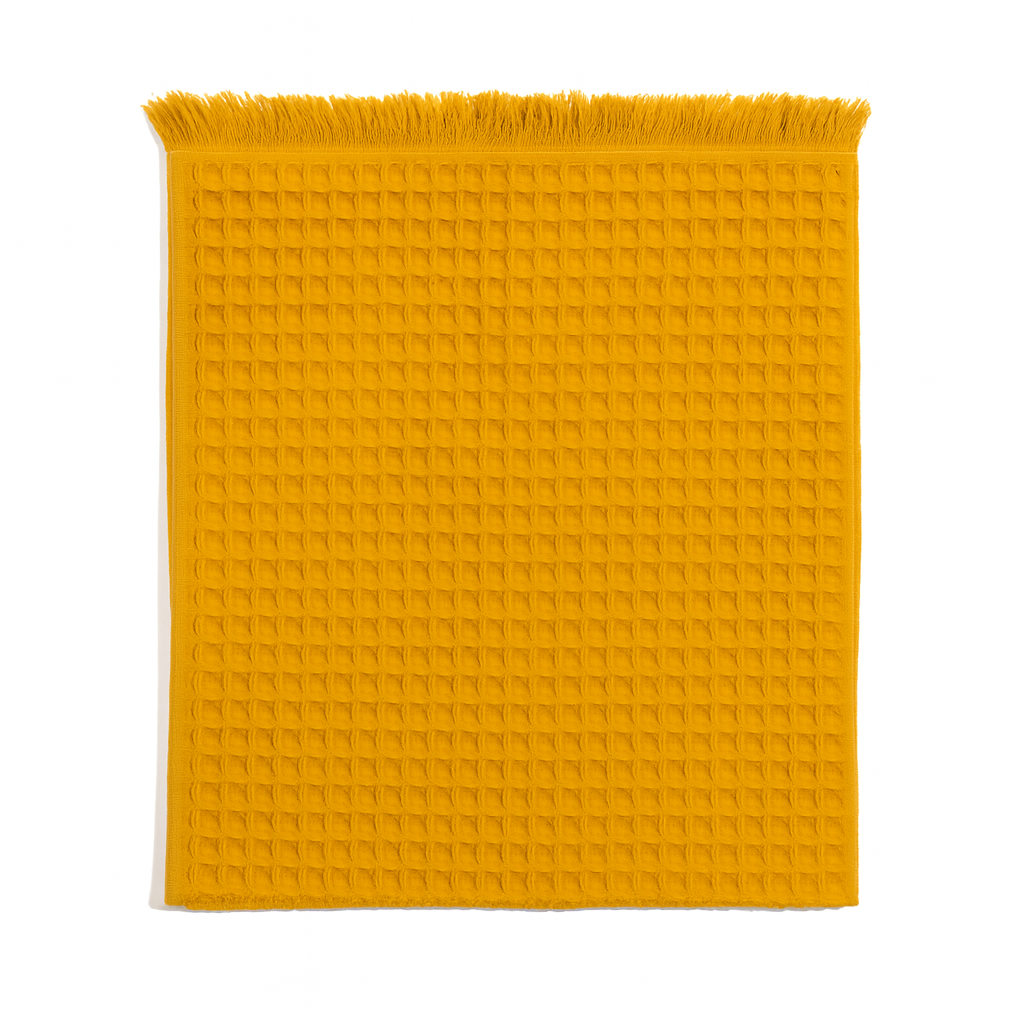 Waffle Throw Mustard - BLANK