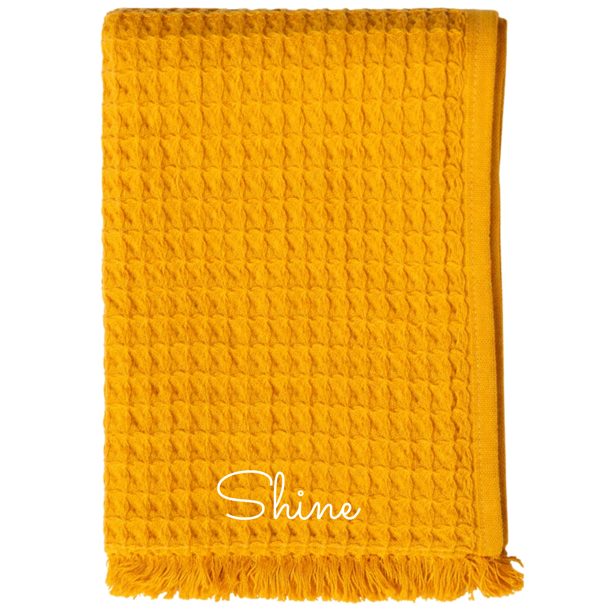 Inscription Waffle Towel - Throw