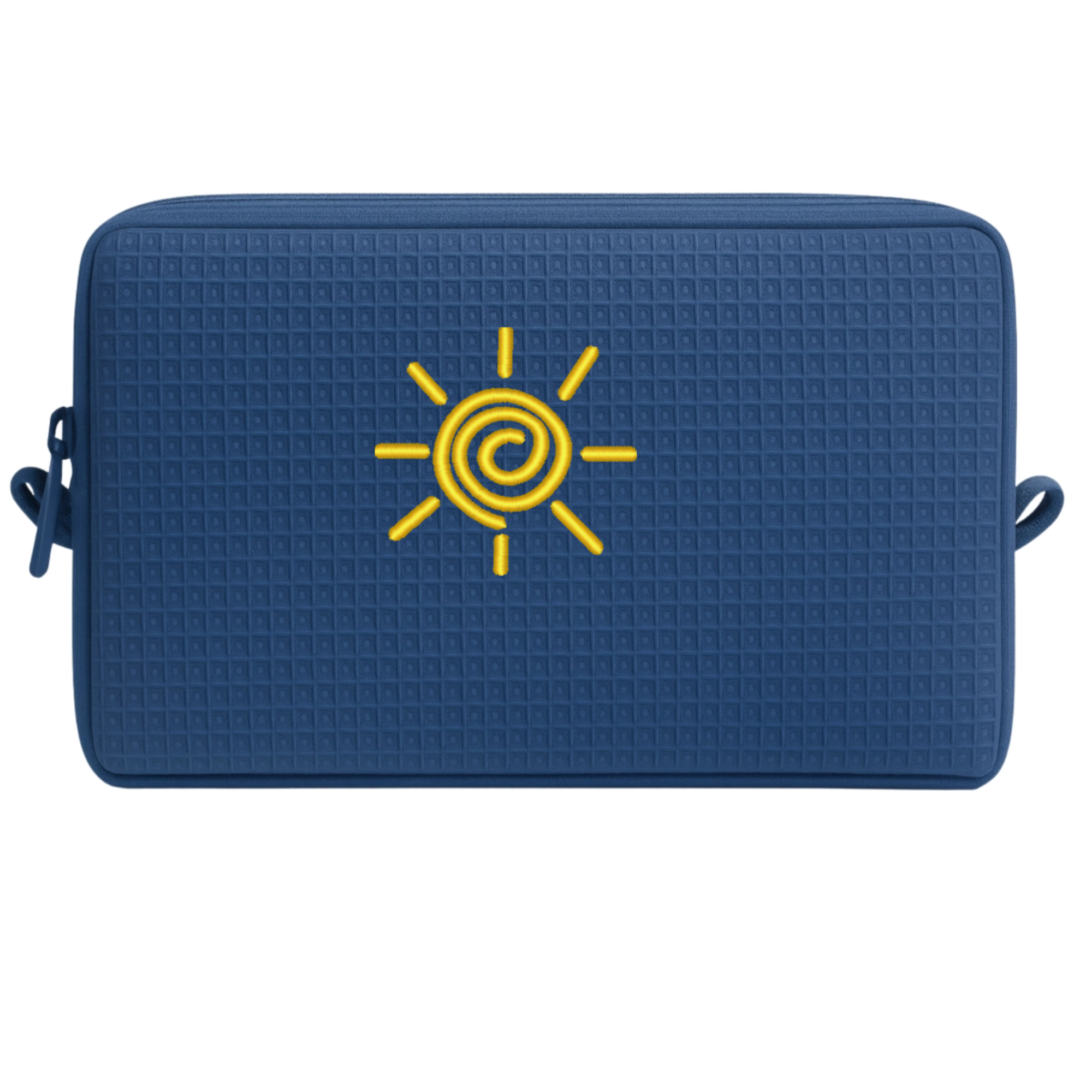 Waffle pouch Summer - Solo Embroidered