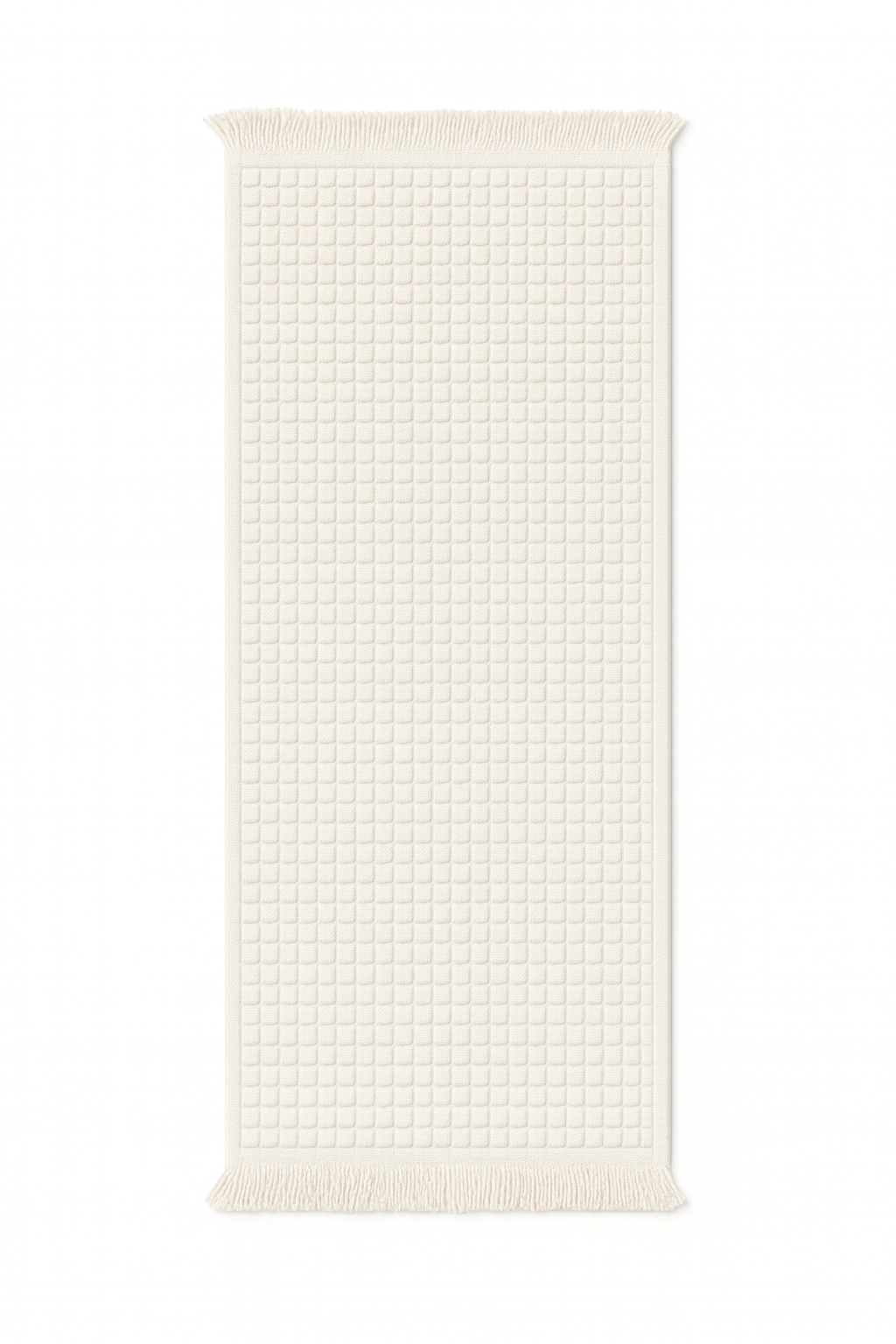 Waffle Large Towel Beige - BLANK