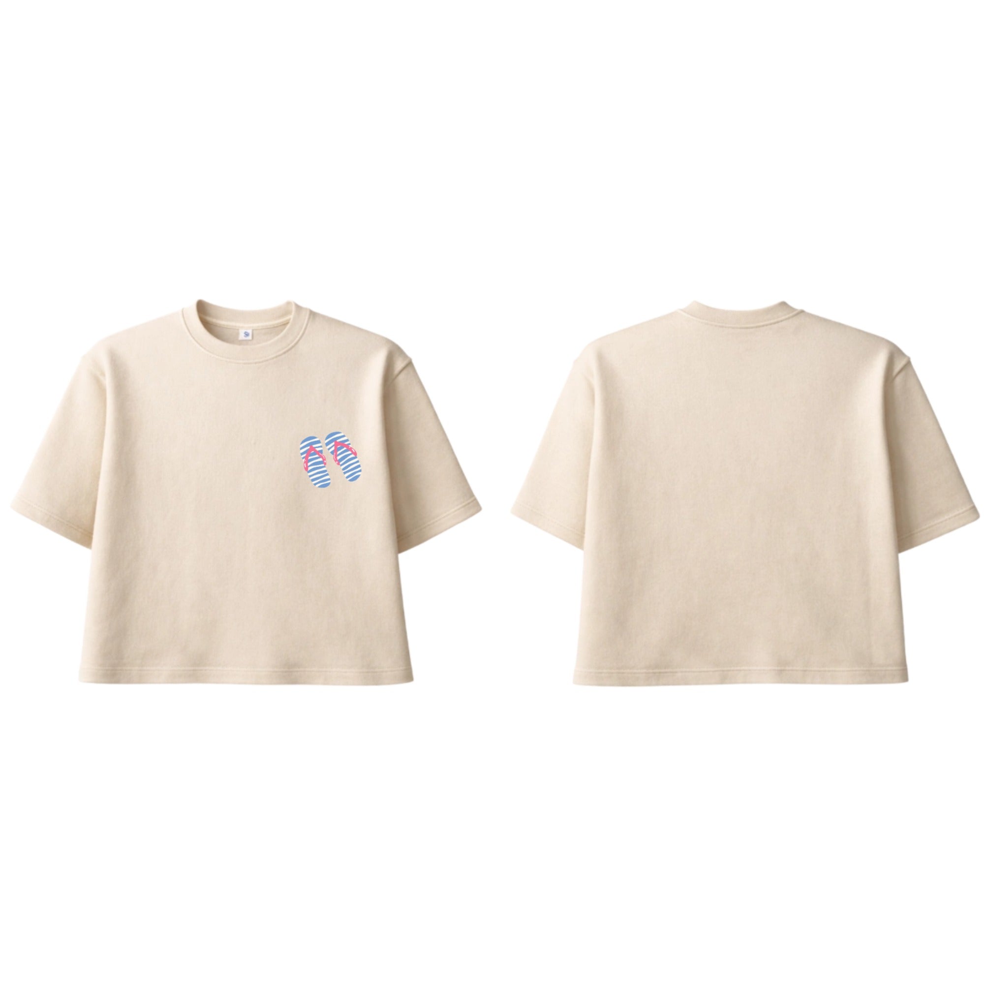 Luxe Boxy top fleece Graphic Solo