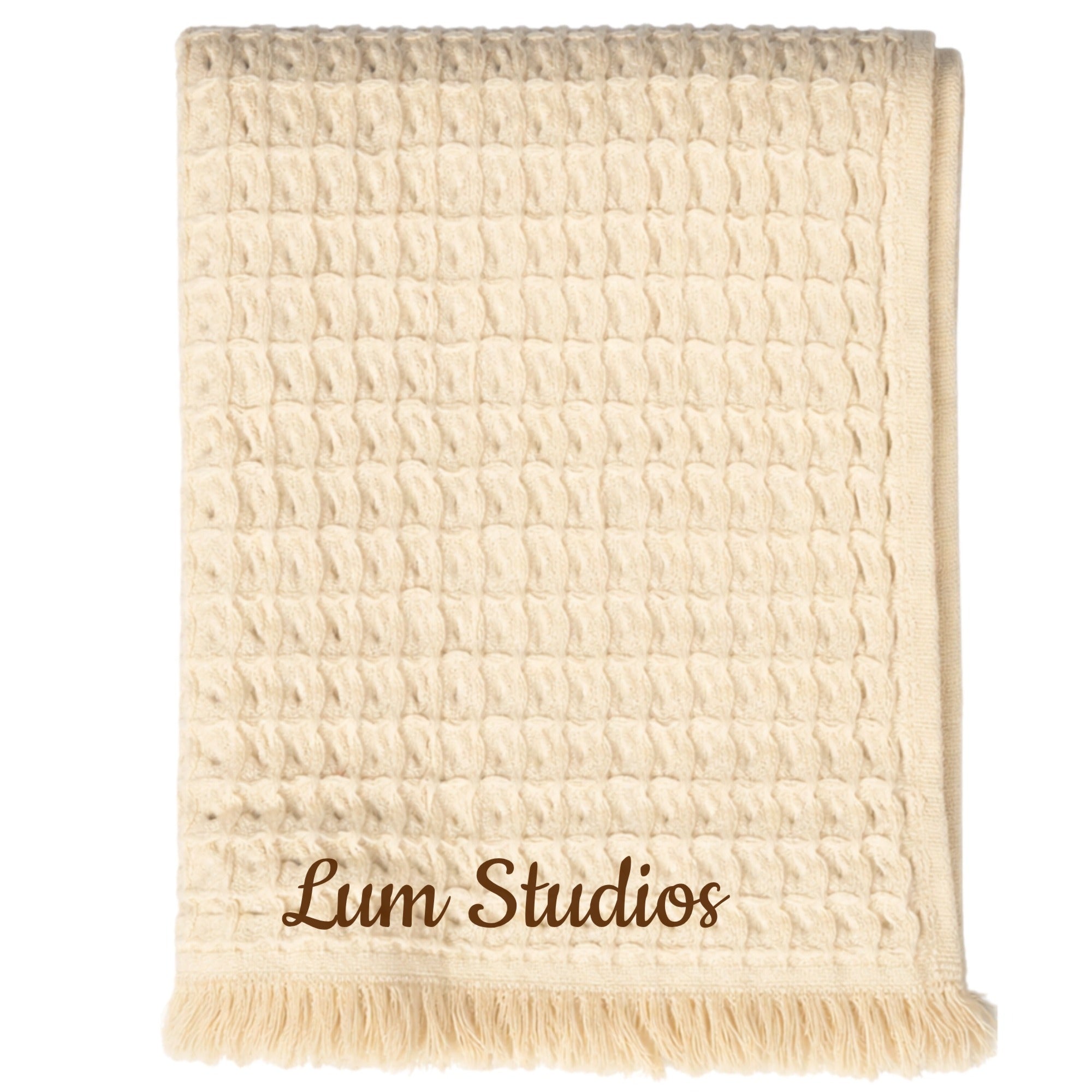 Inscription Waffle Towel - Throw