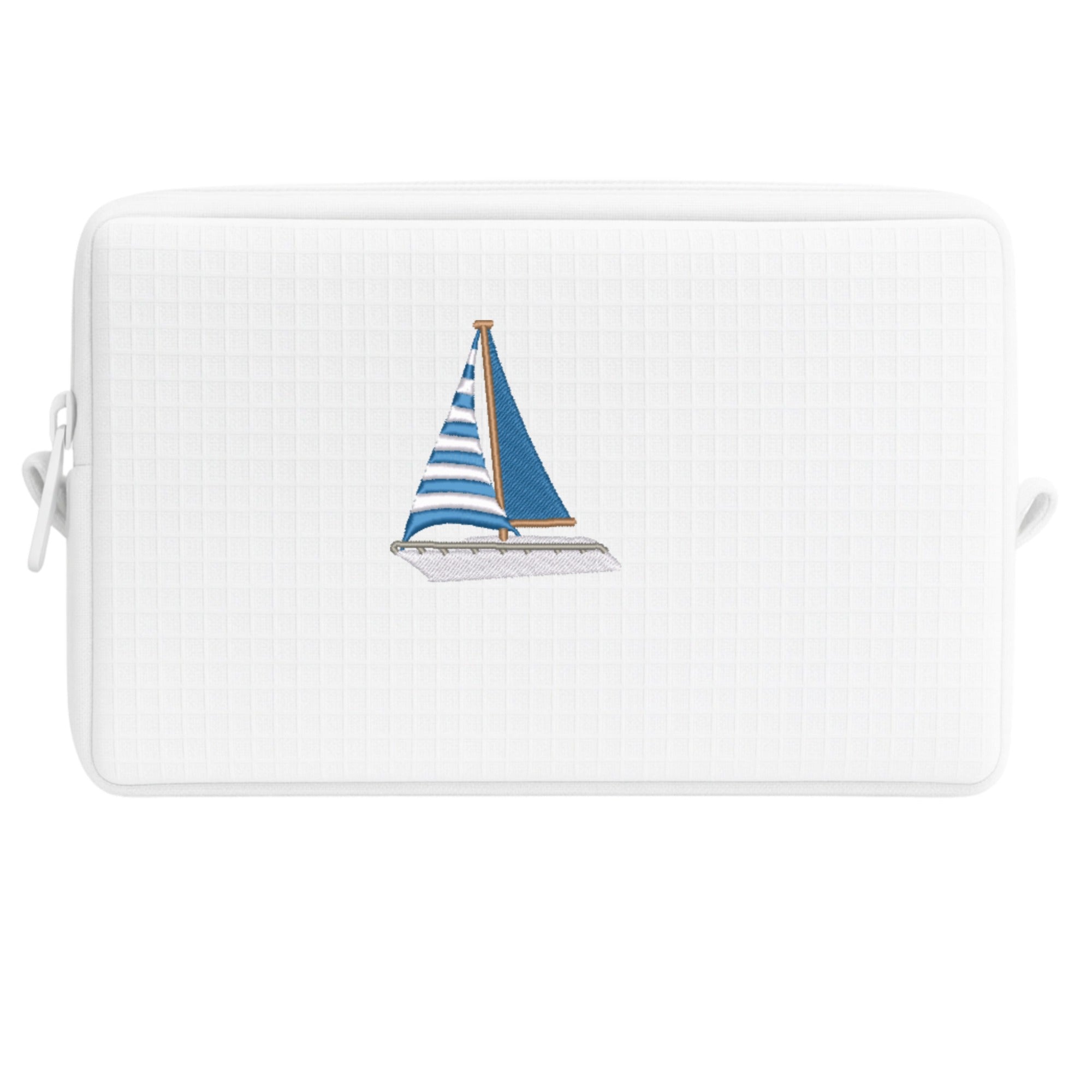 Waffle pouch Summer - Solo Embroidered