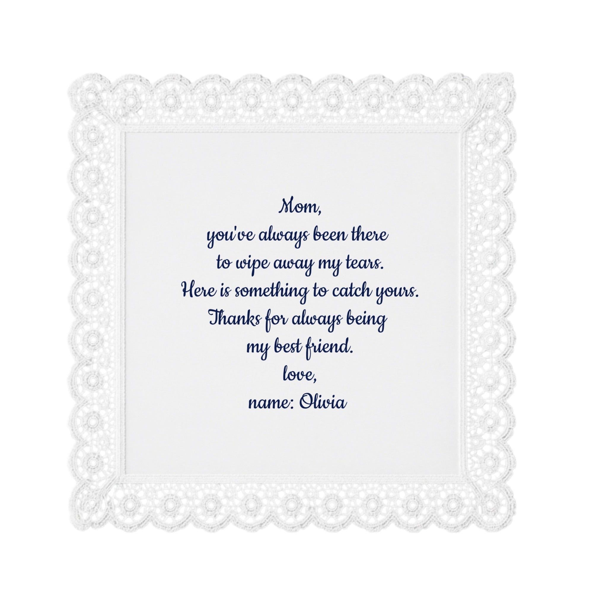 Ella Script Handkerchief