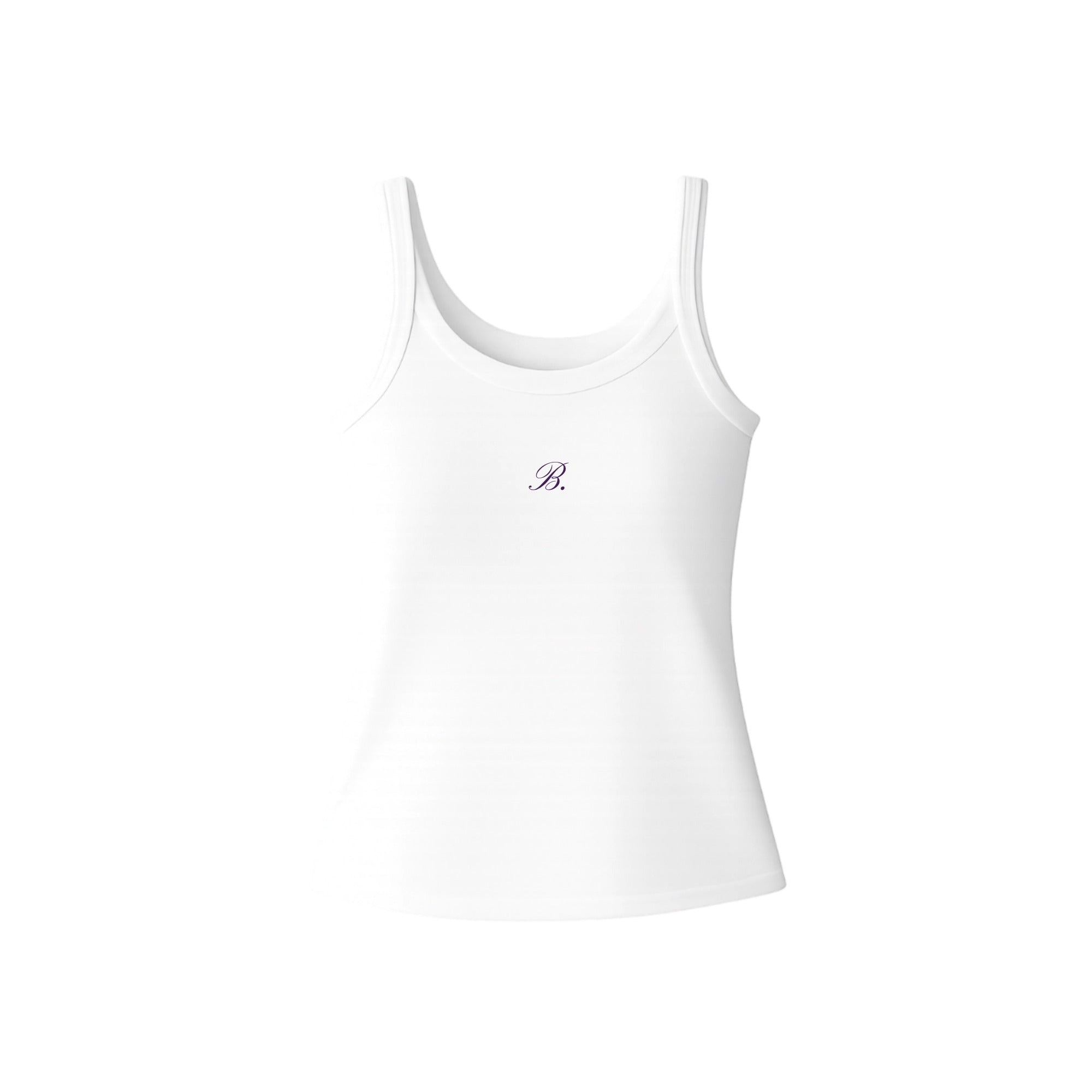 Initial Knit Cotton Tank Top