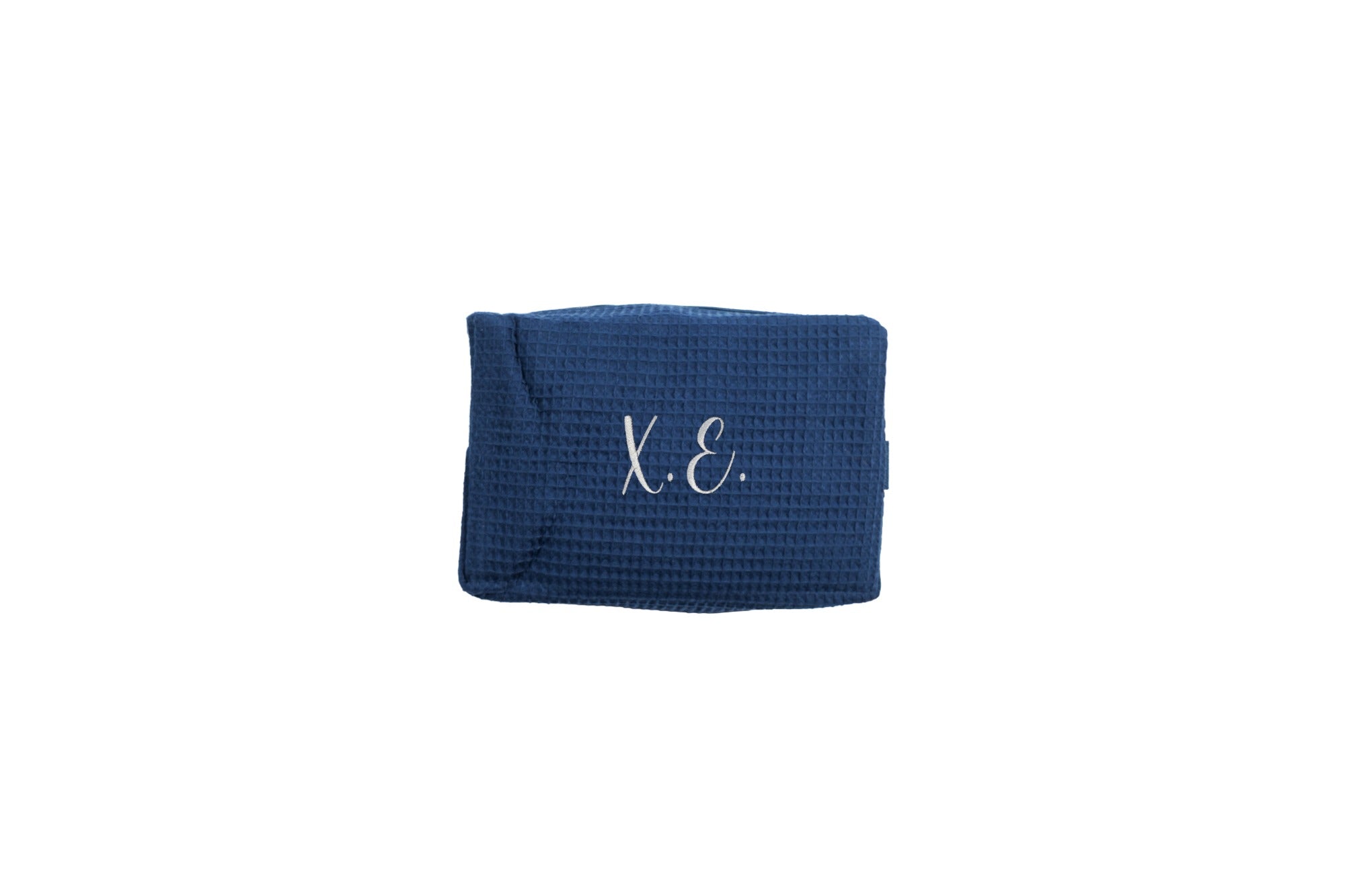 Monogram Waffle Pouch