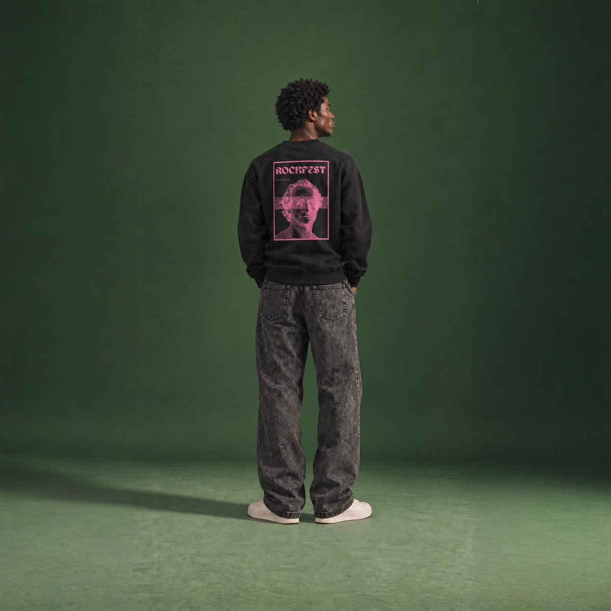 Relax Crew Graphic Maxi