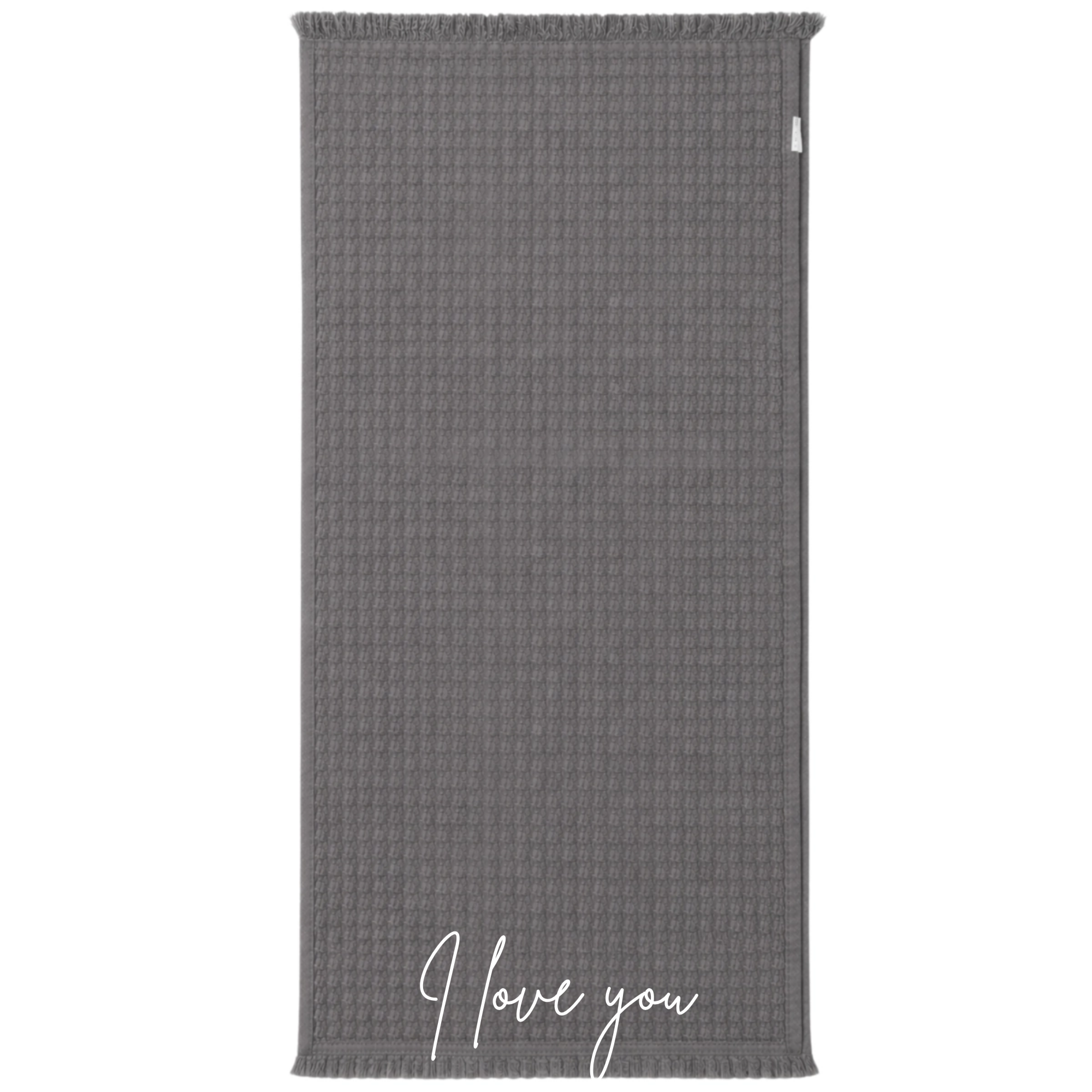 Inscription Waffle Towel - Large